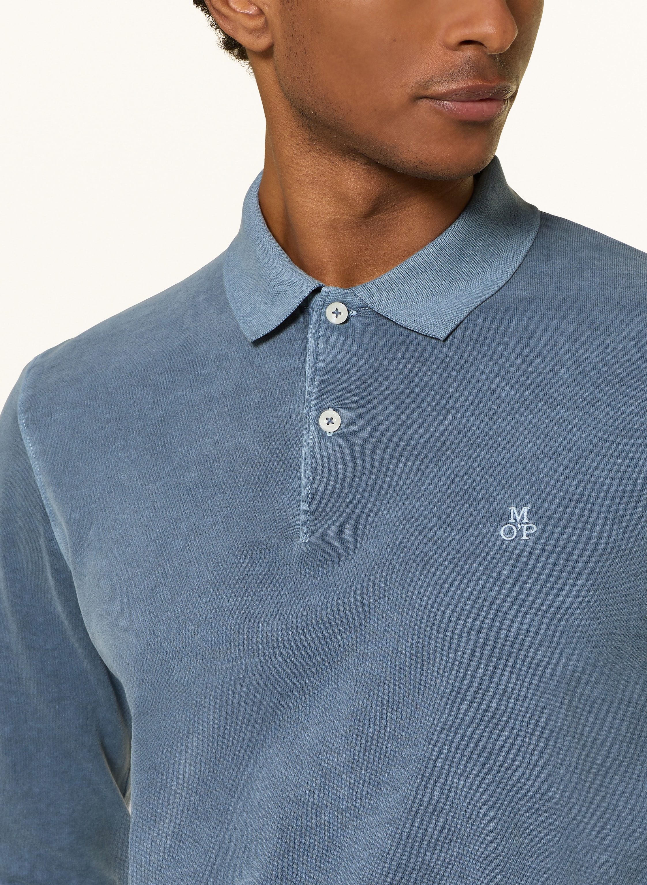 Thumbnail - Marc O'polo Jersey-Poloshirt blau