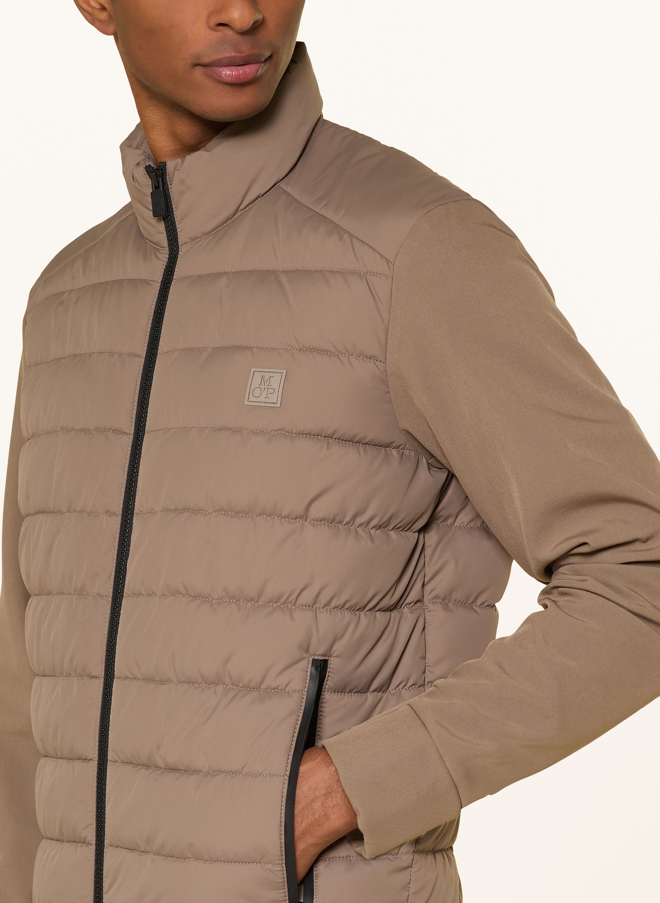 Thumbnail - Marc O'polo Steppjacke Im Materialmix beige