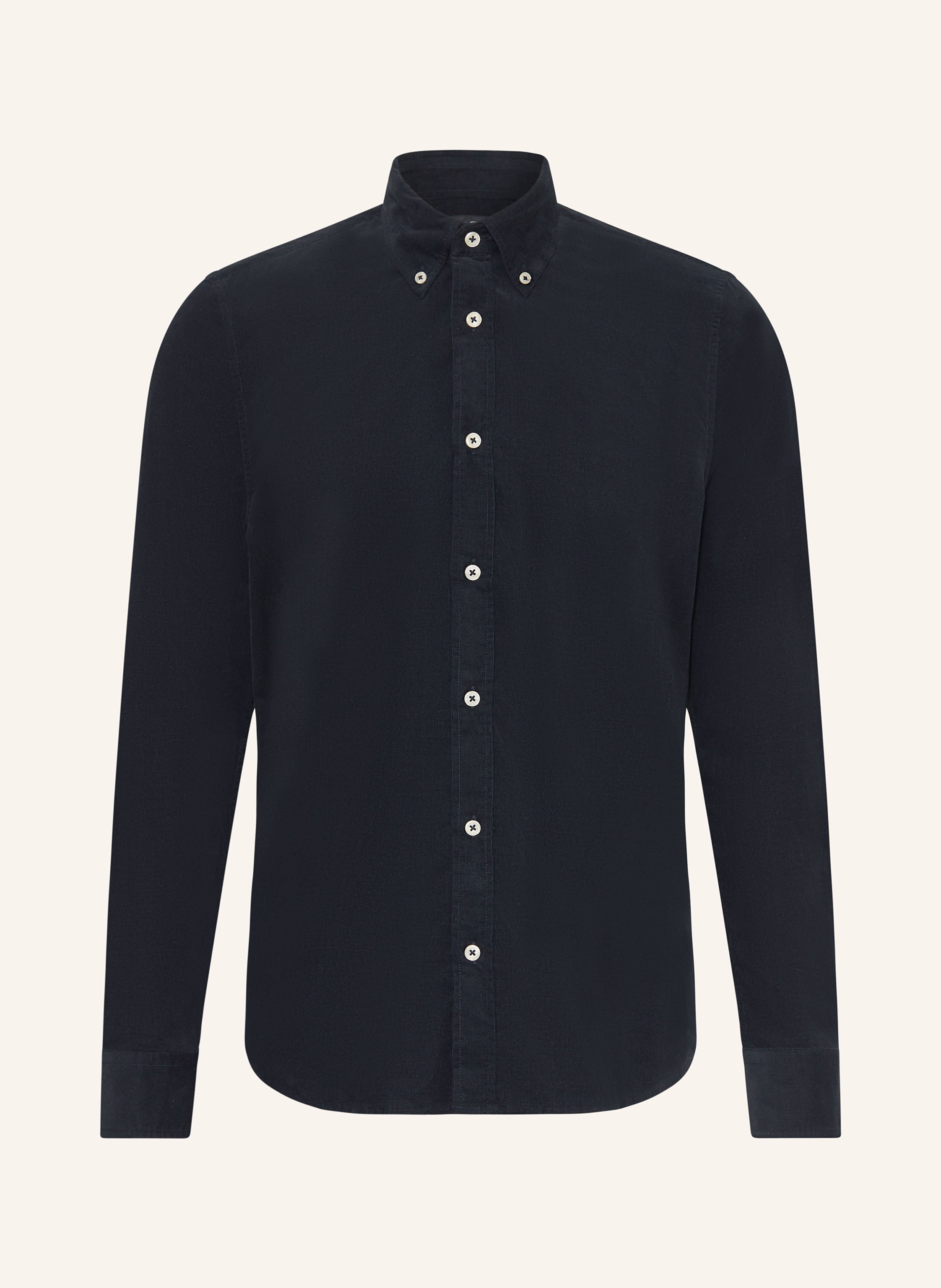 Marc O'polo Cordhemd Shaped Fit blau
