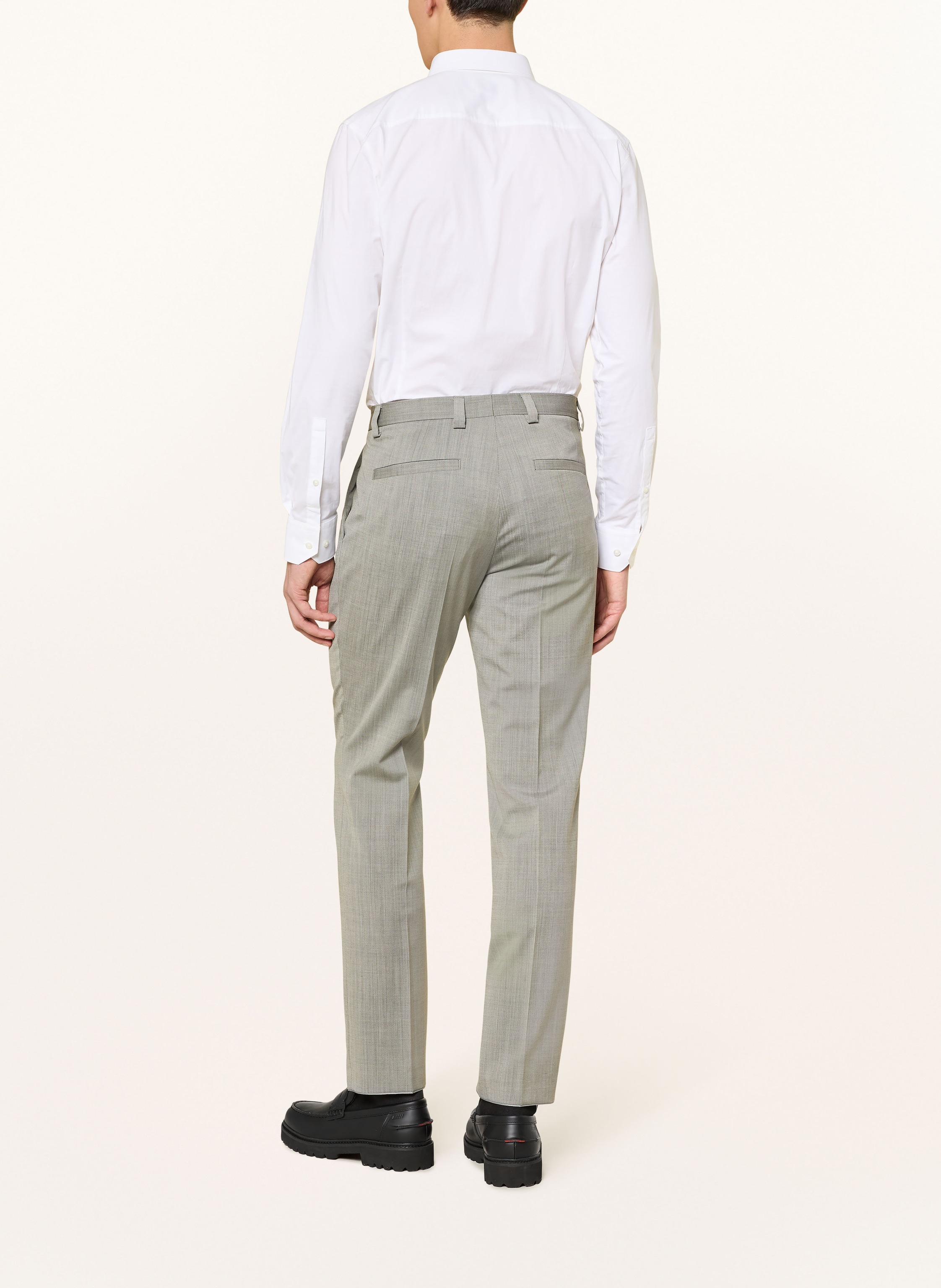 Thumbnail - Hugo Anzughose Hesten Extra Slim Fit grau