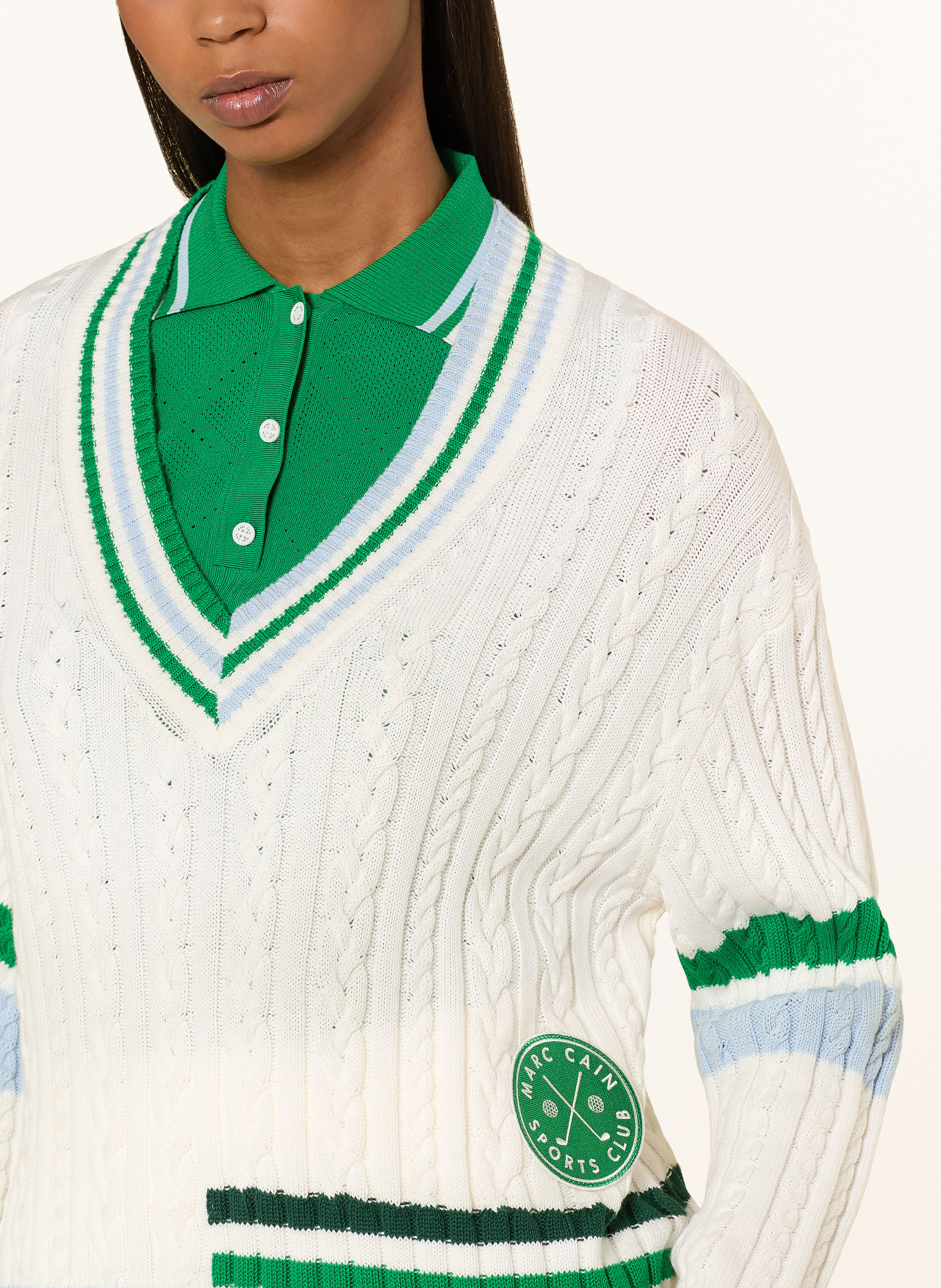 Thumbnail - Marc Cain Pullover weiss