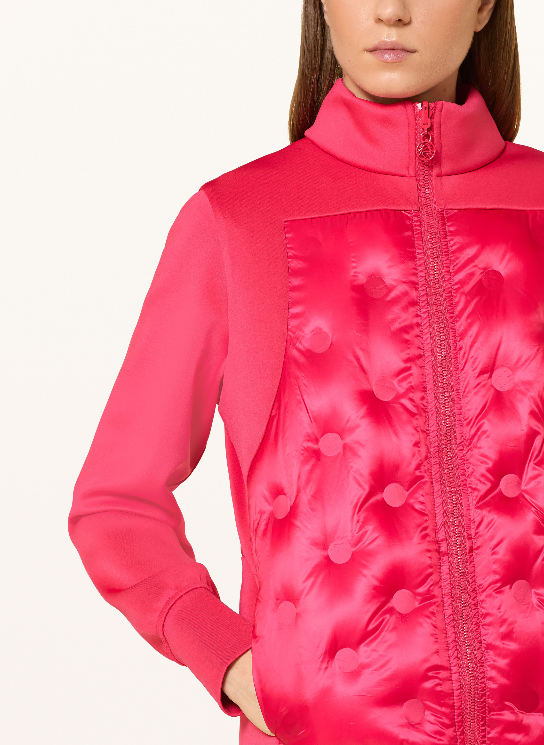 Thumbnail - Sportalm Funktionsjacke Christel Im Materialmix rot