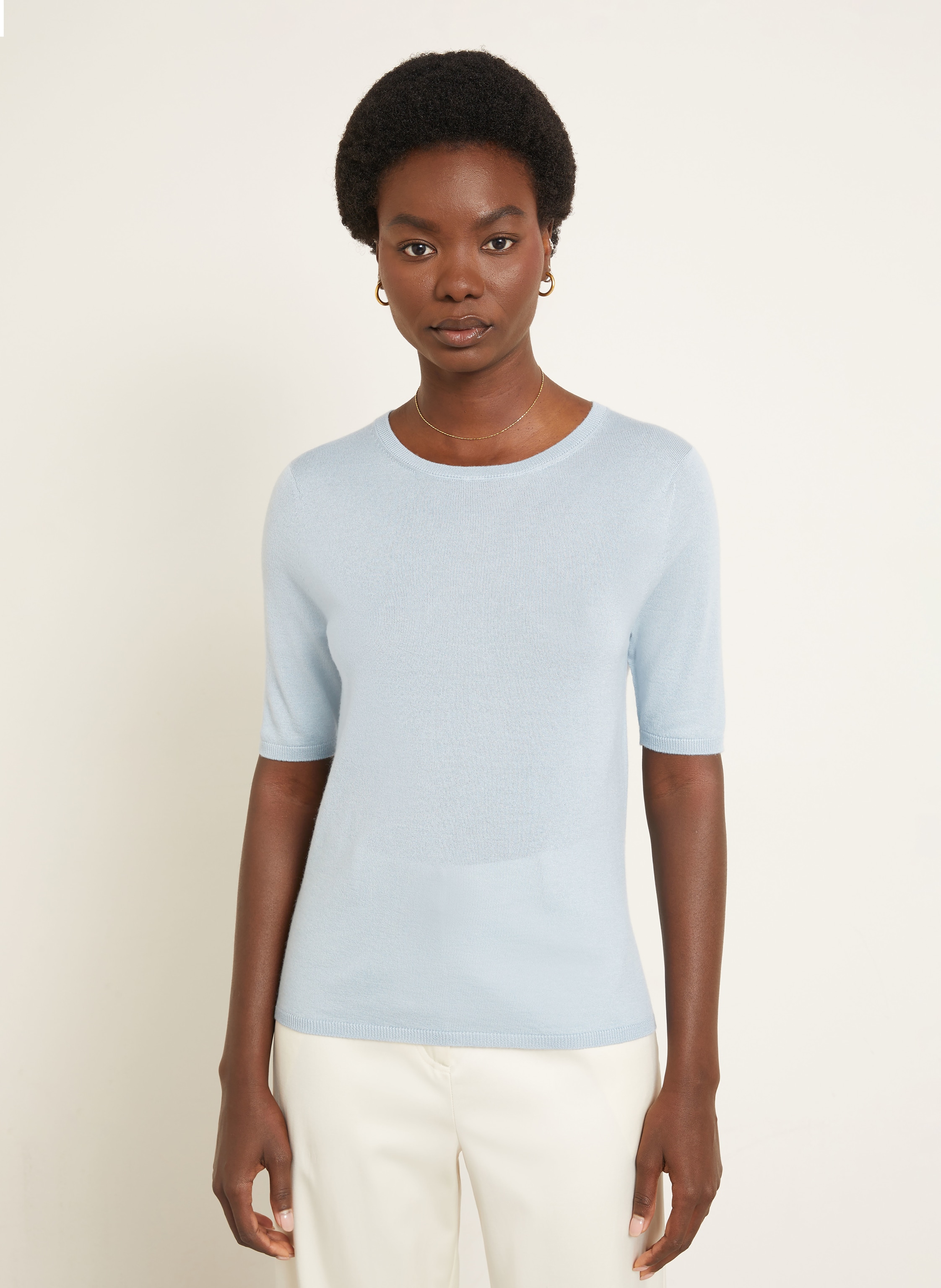 Thumbnail - Iris Von Arnim Strickshirt blau