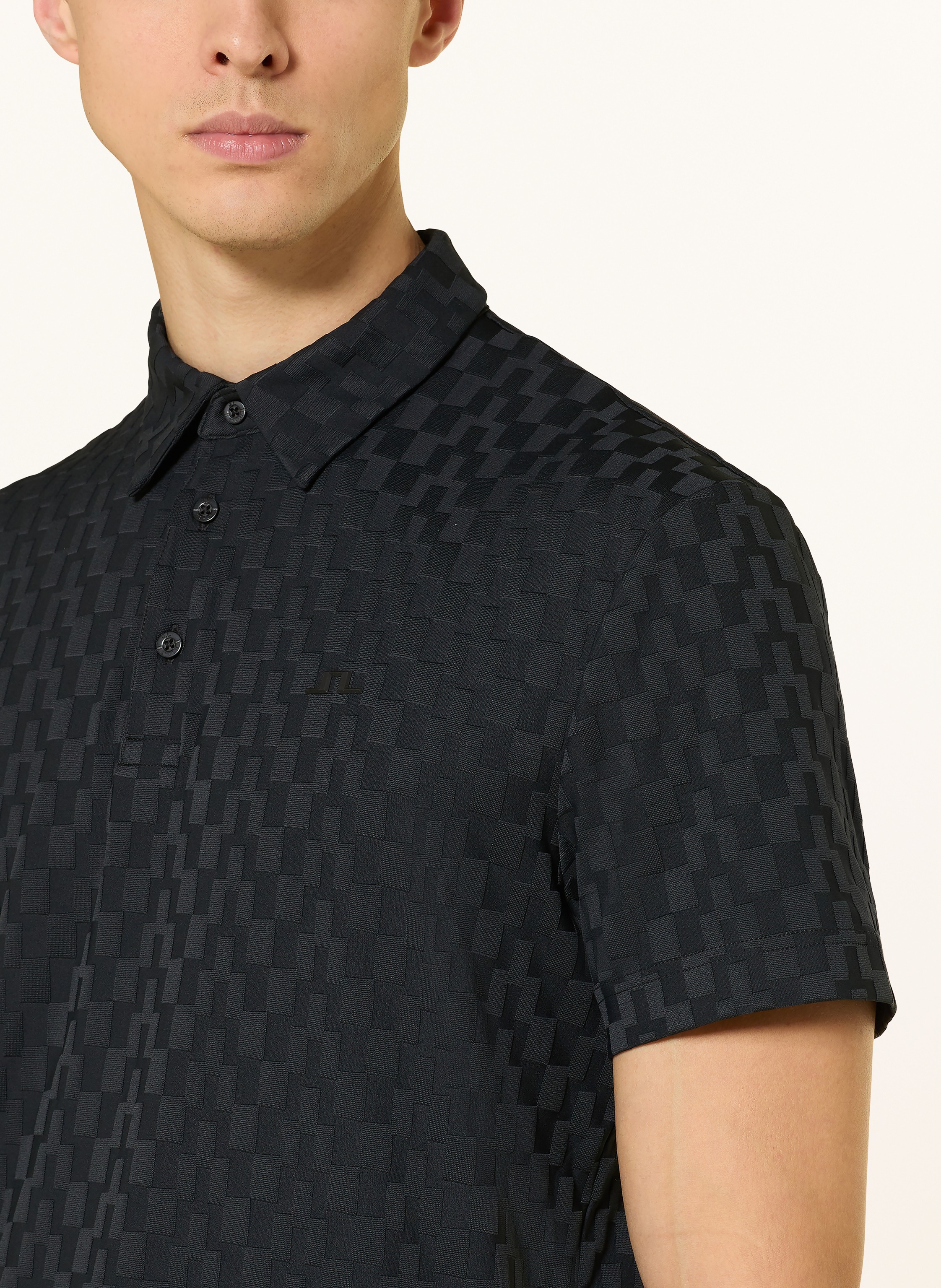 Thumbnail - J.Lindeberg Funktions-Poloshirt schwarz