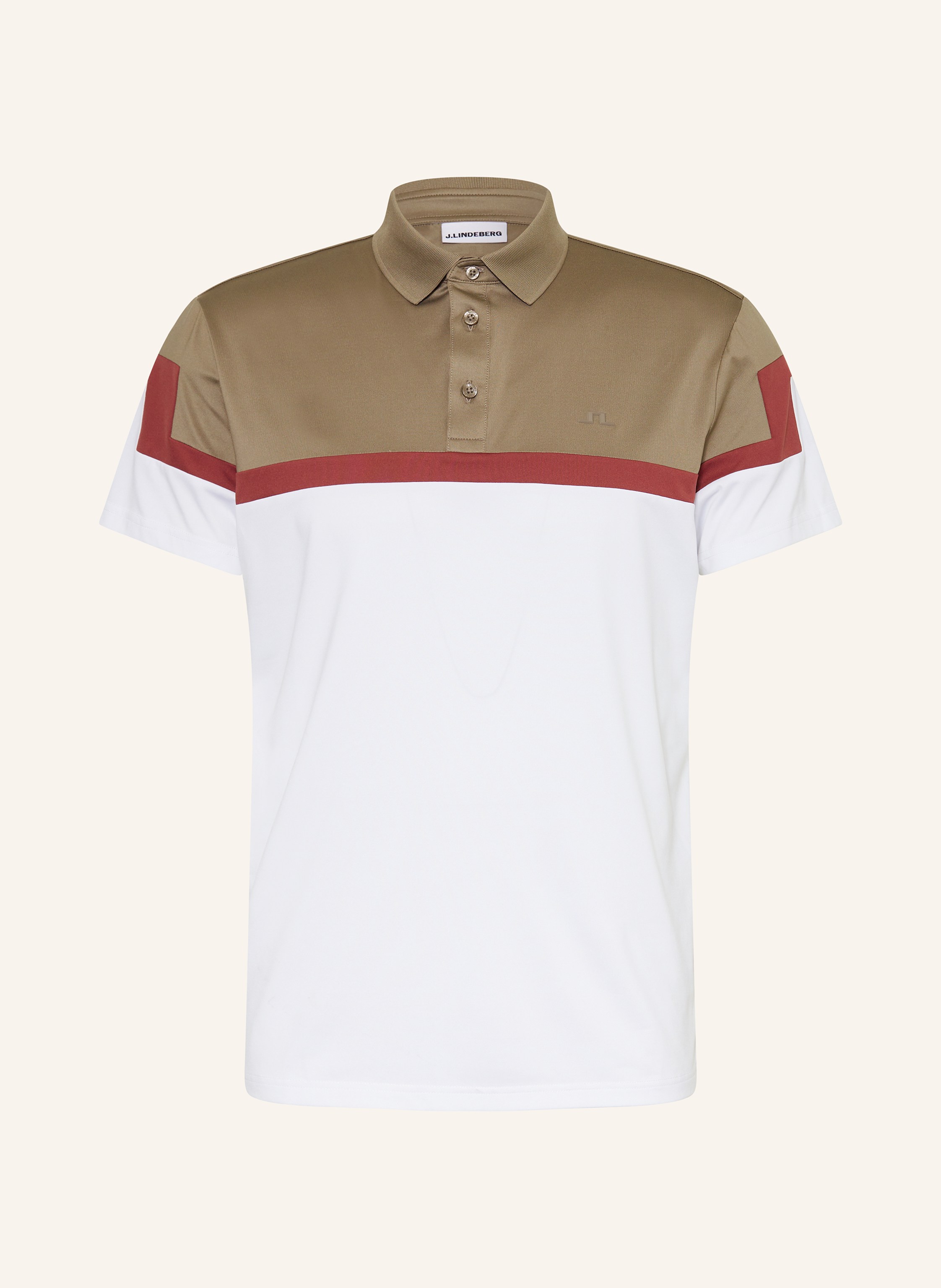 J.Lindeberg Funktions-Poloshirt weiss