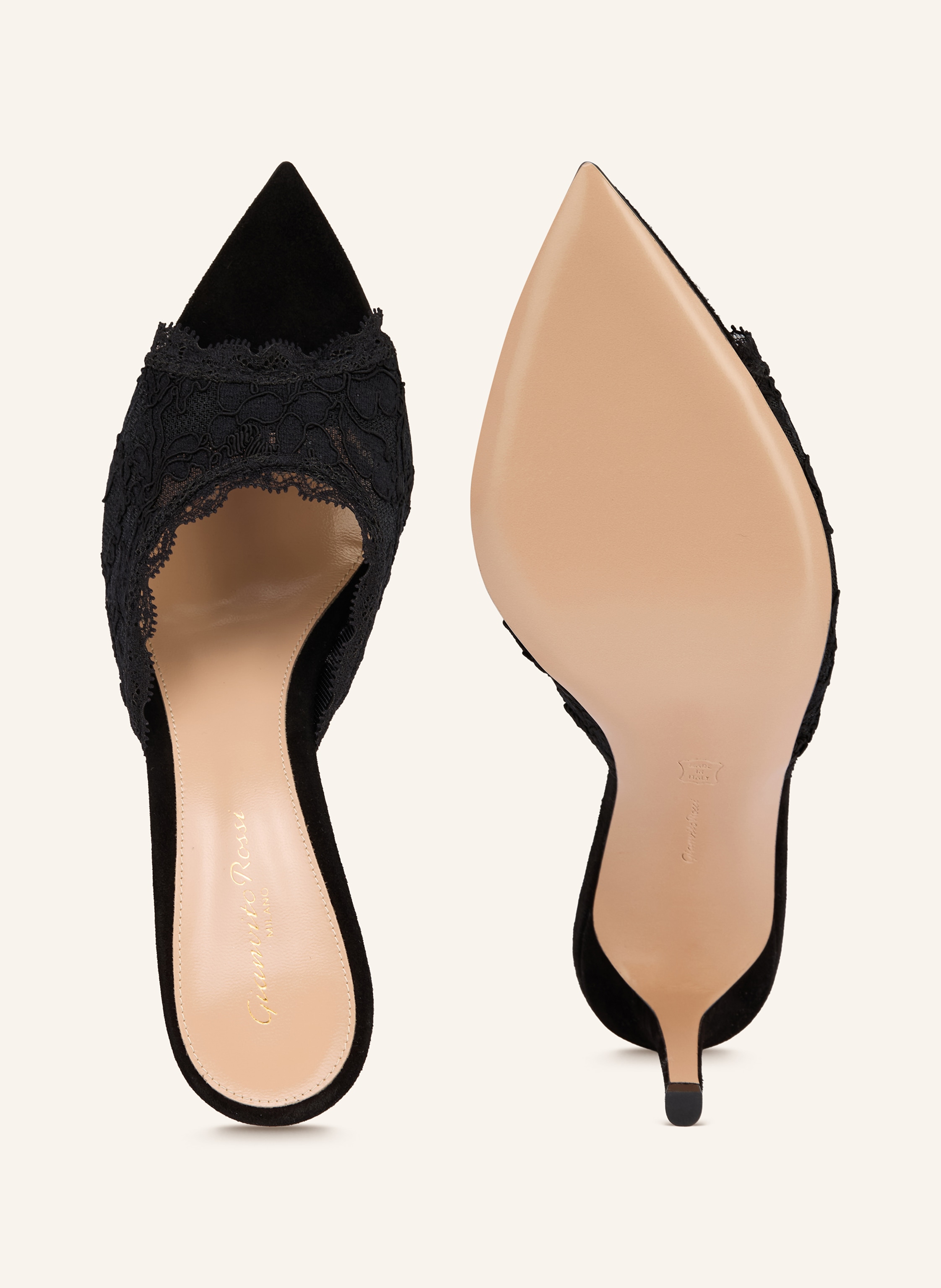 Thumbnail - Gianvito Rossi Mules Claudia schwarz