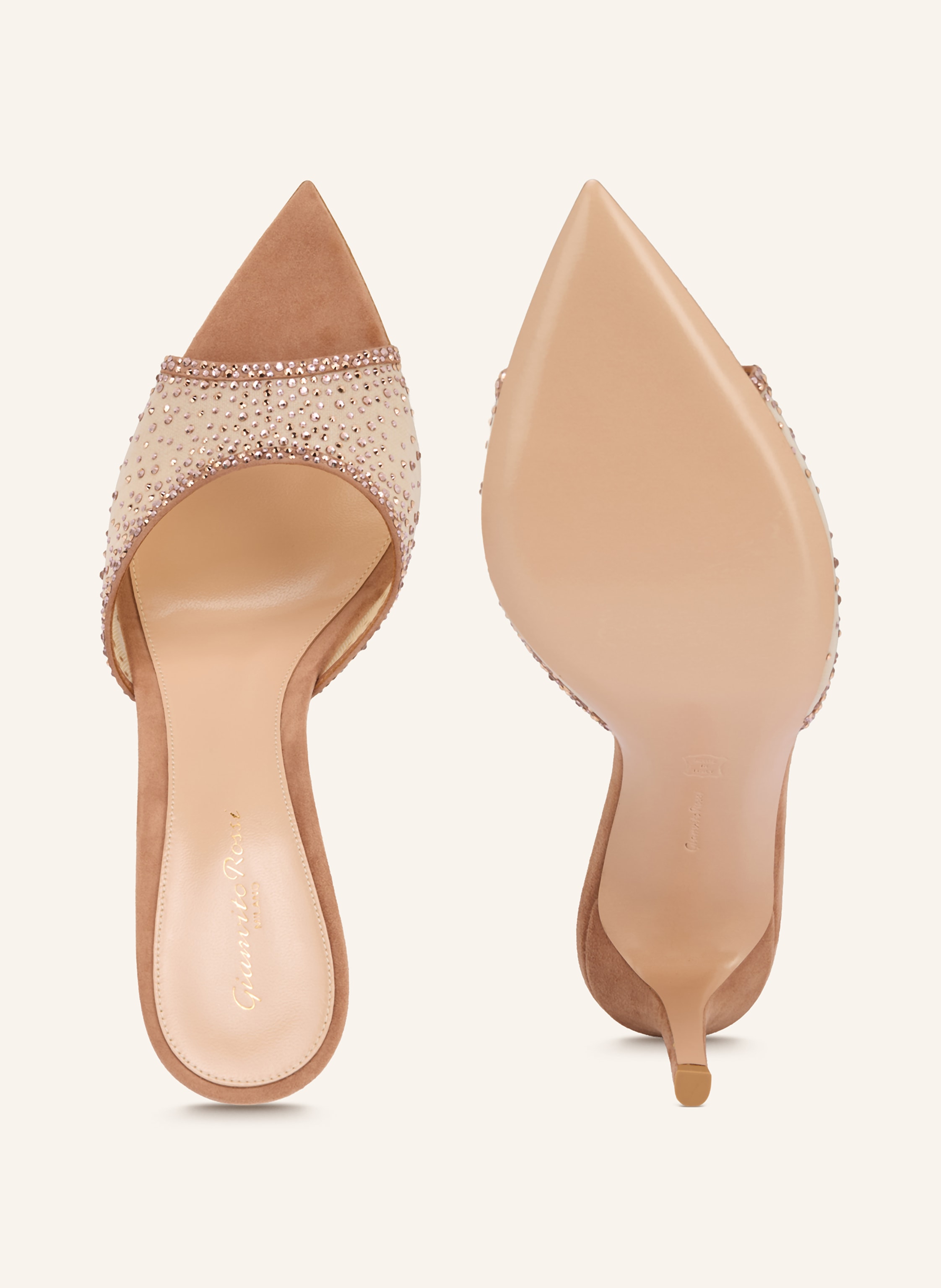 Thumbnail - Gianvito Rossi Mules Rania rosa