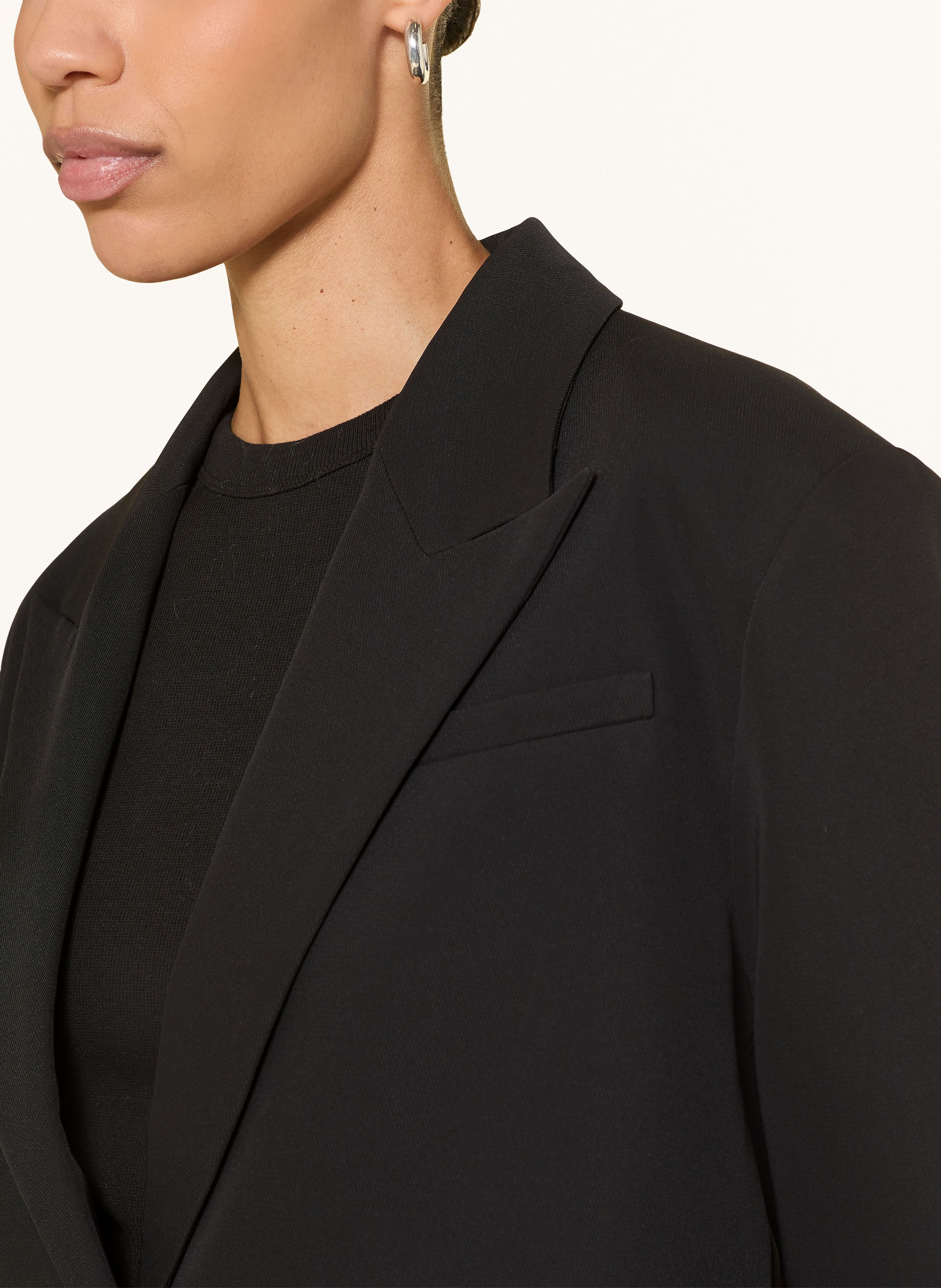 Thumbnail - Mrs & Hugs Cropped-Blazer schwarz