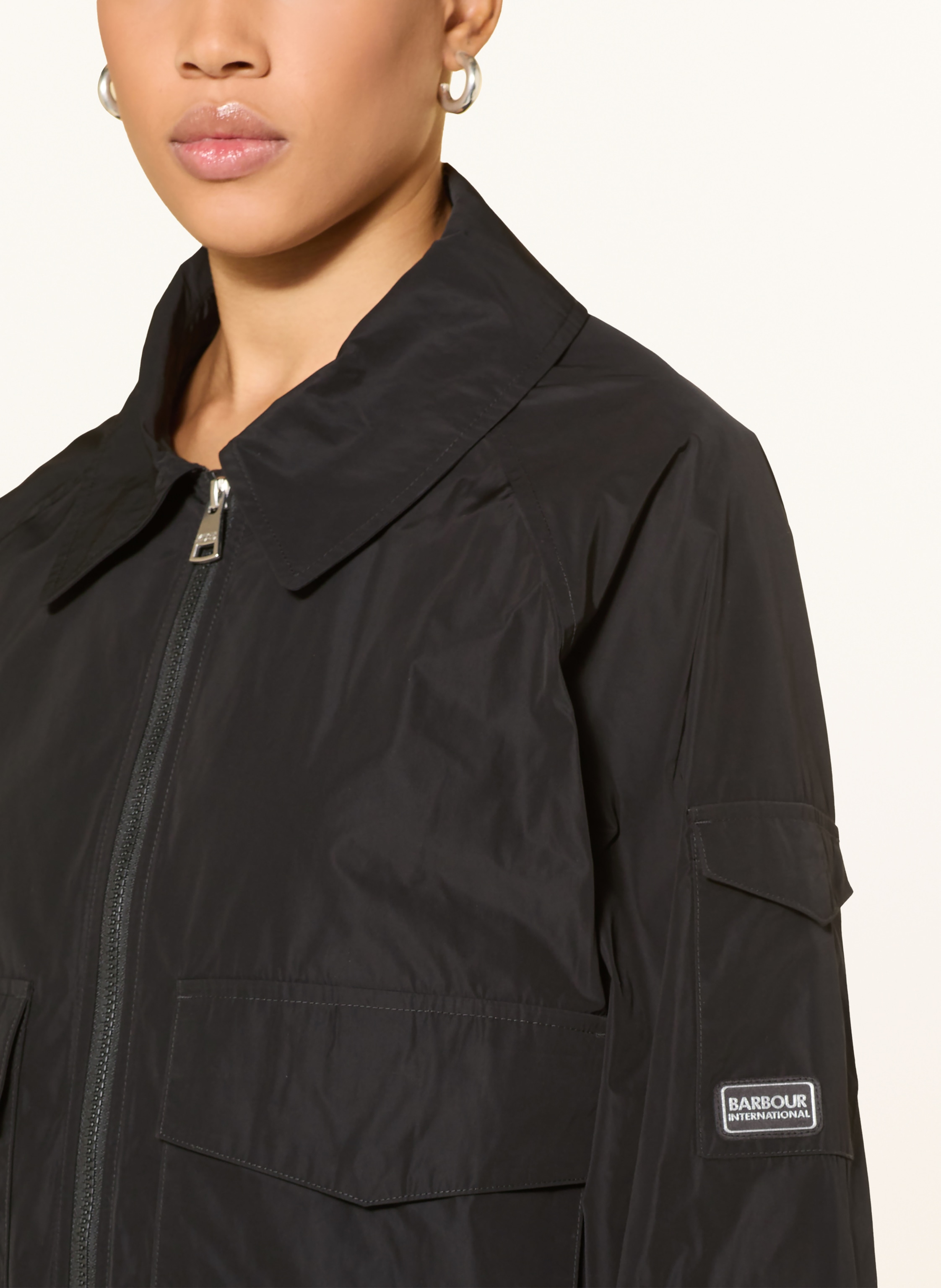 Thumbnail - Barbour International Blouson Liya schwarz