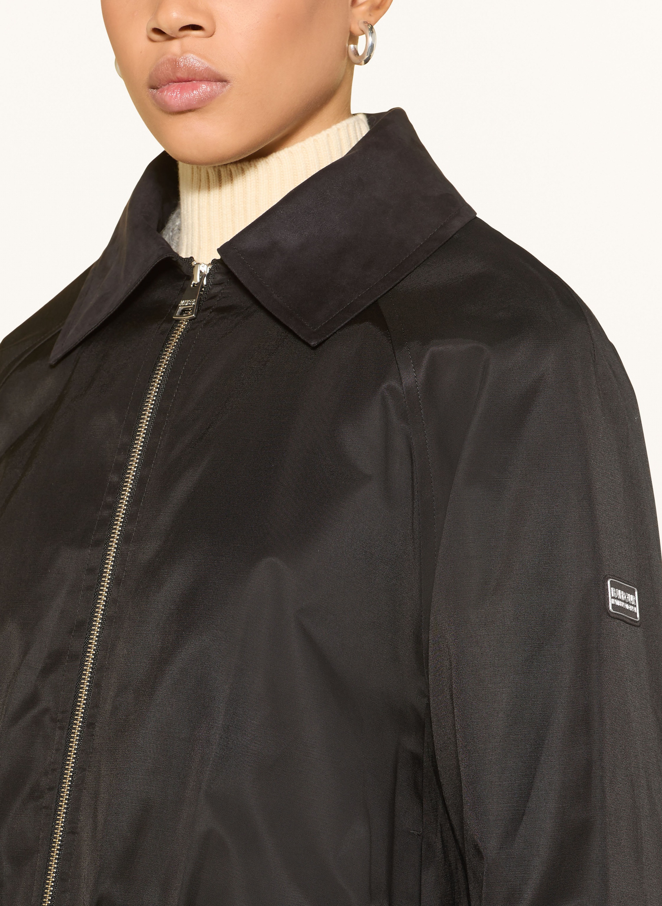 Thumbnail - Barbour International Blouson Ozara schwarz