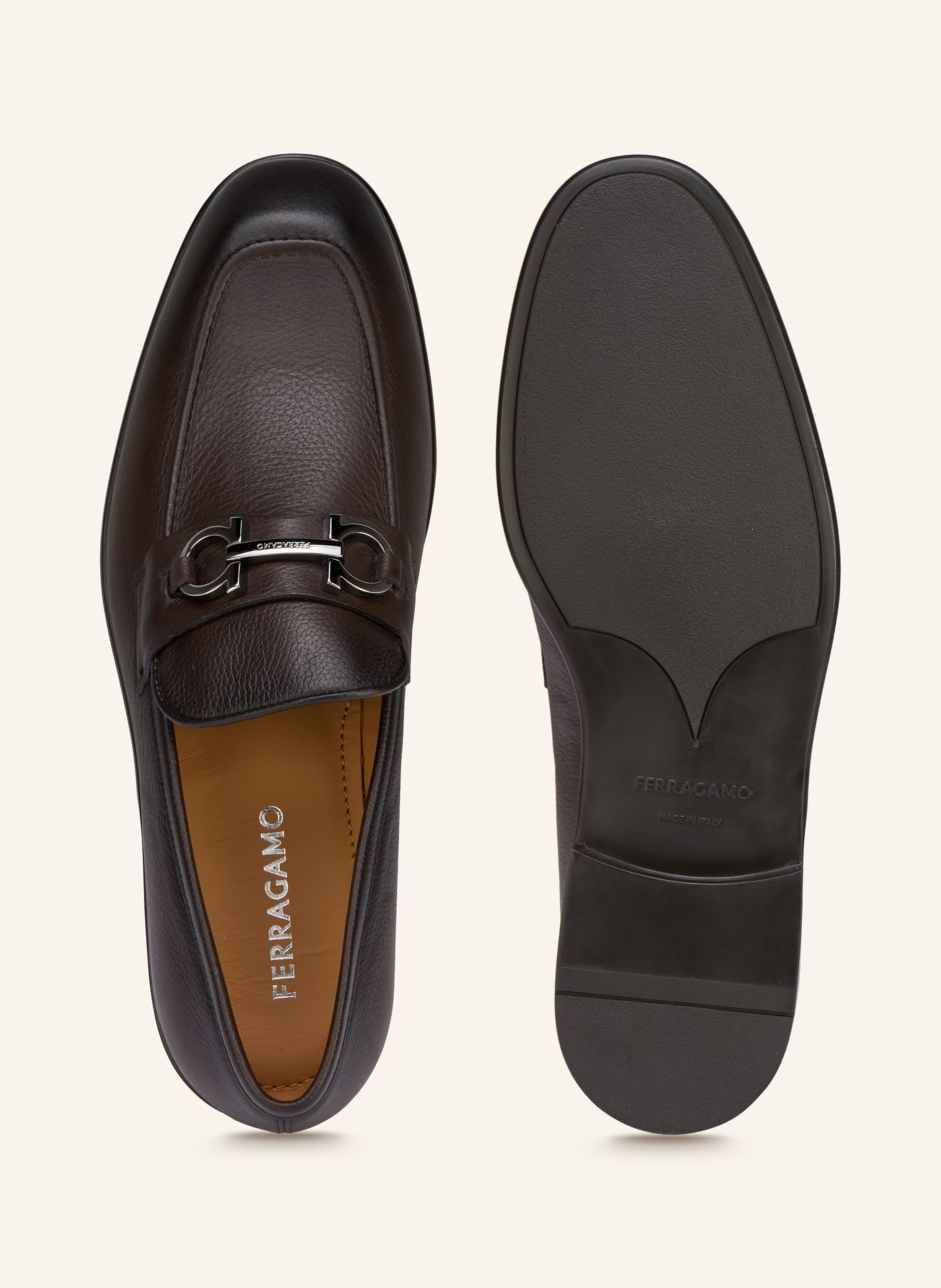 Thumbnail - Ferragamo Loafer braun