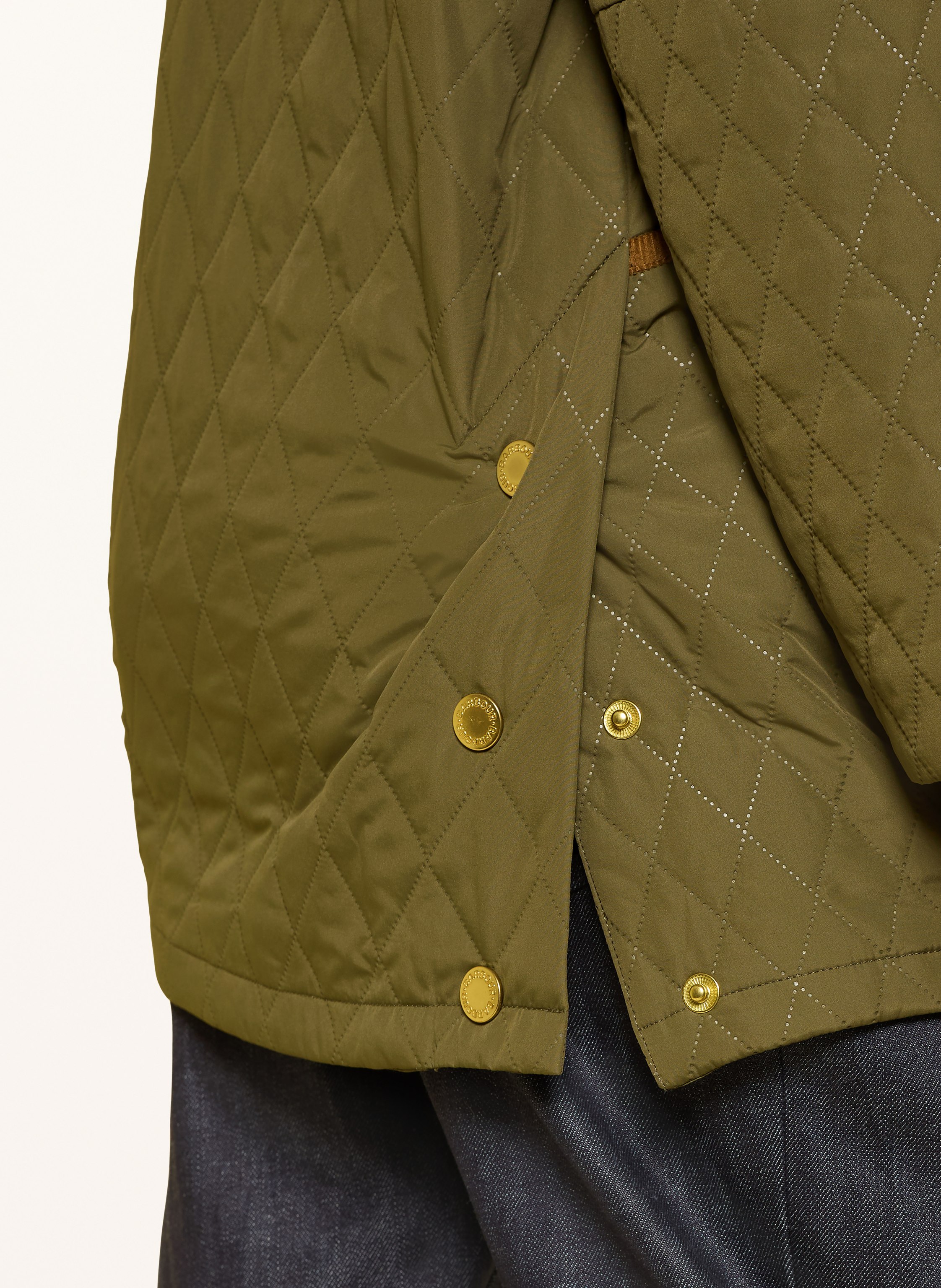Thumbnail - Barbour Steppjacke Goldmire Quilt gruen