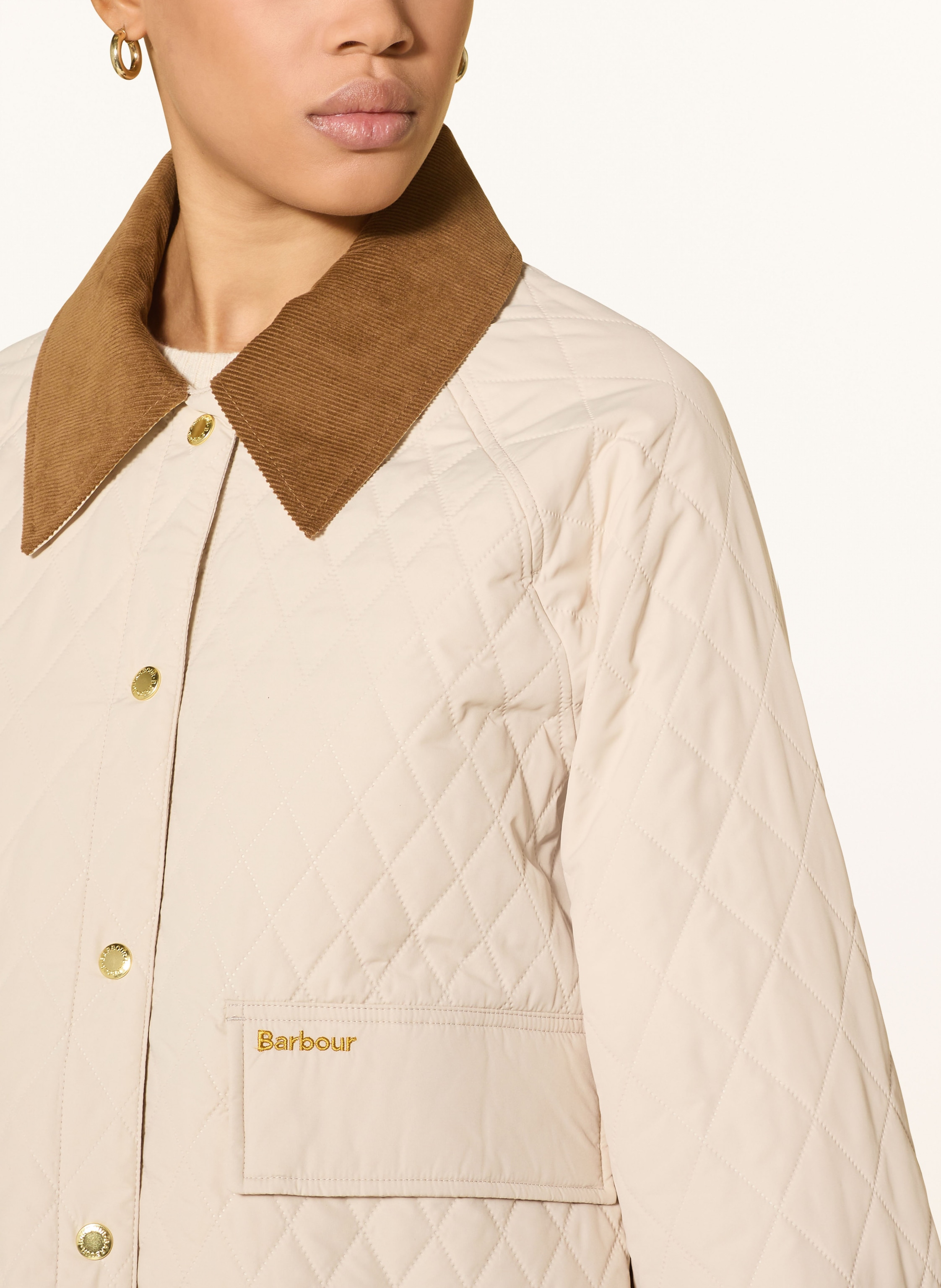 Thumbnail - Barbour Steppjacke Kirby beige