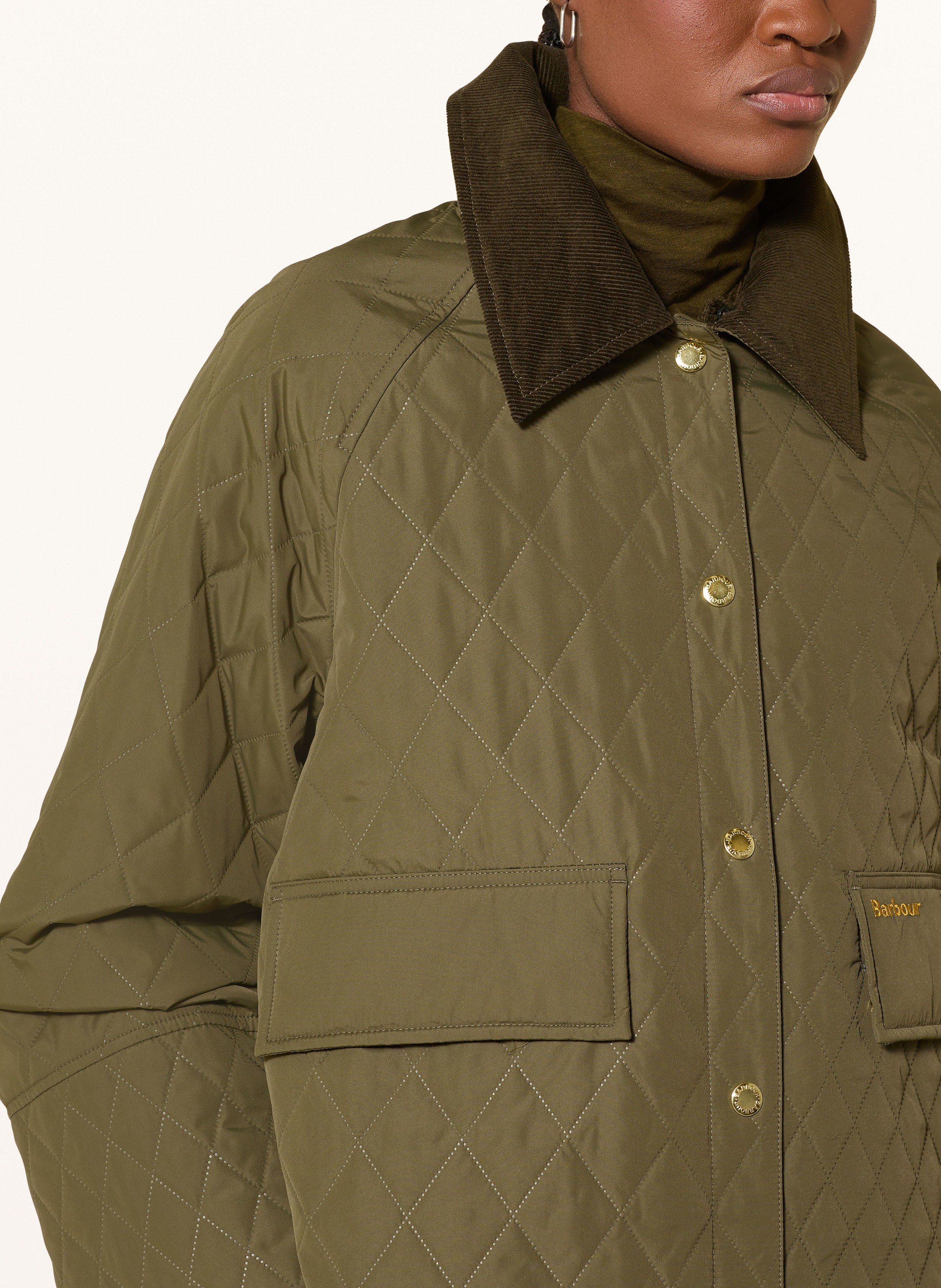 Thumbnail - Barbour Steppjacke Kirby gruen