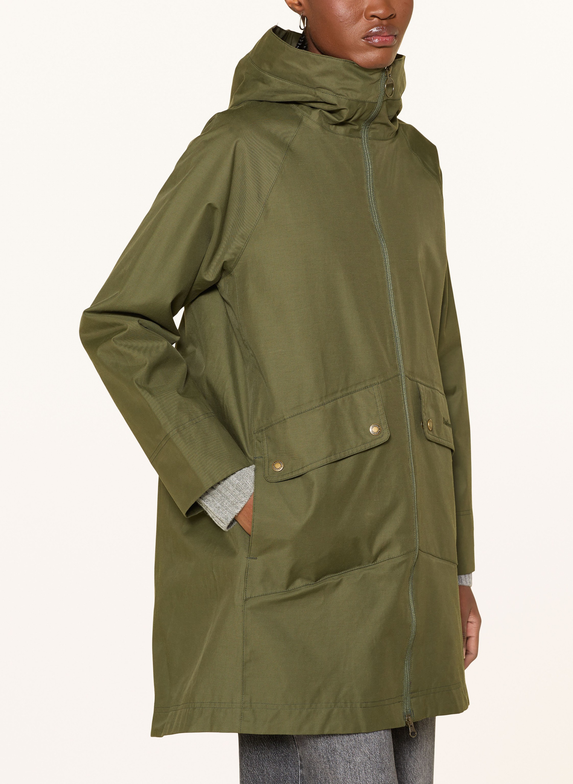 Thumbnail - Barbour Parka Heron gruen