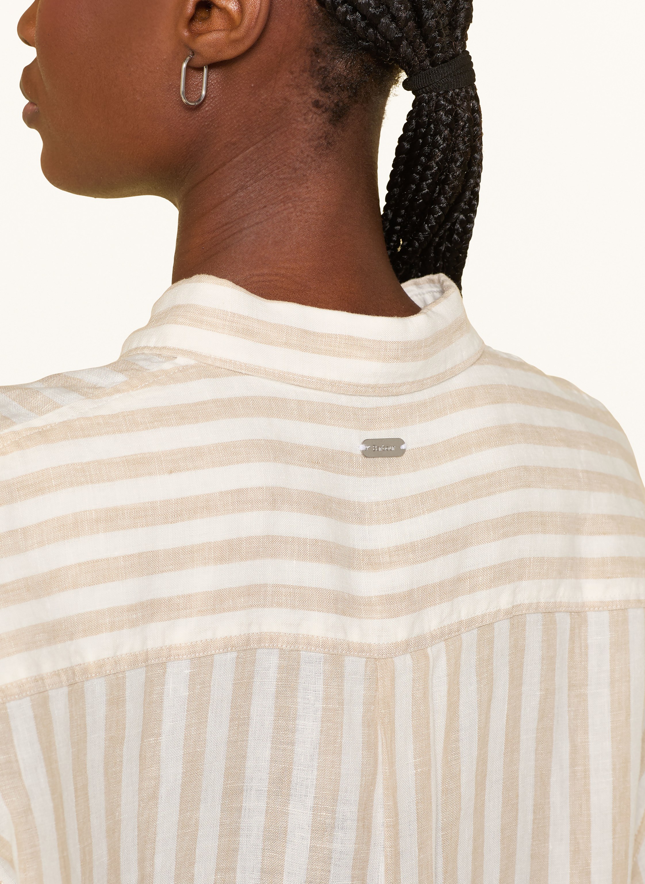 Thumbnail - Barbour Hemdbluse Annie Aus Leinen beige