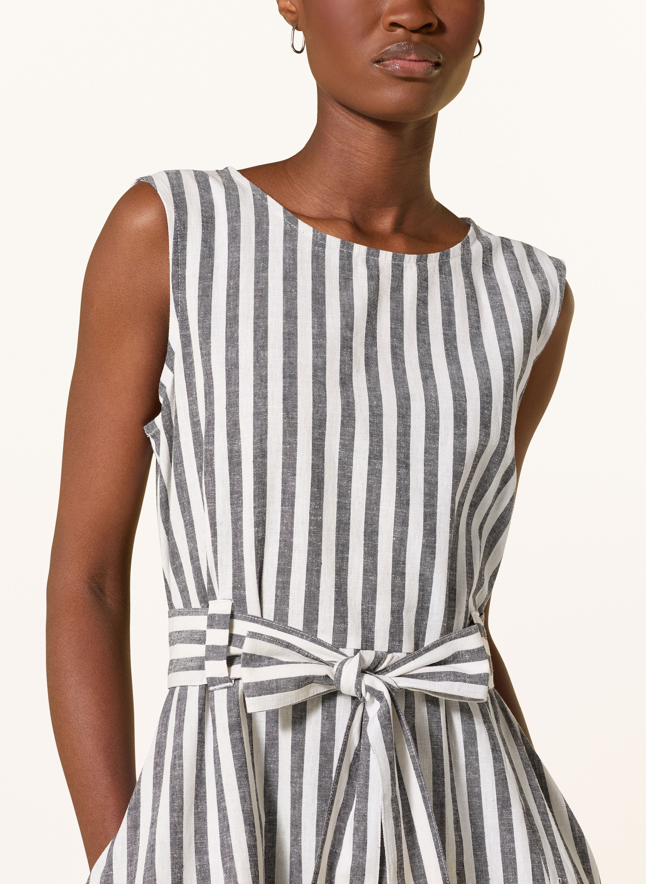 Thumbnail - Barbour Kleid Inez Mit Leinen blau