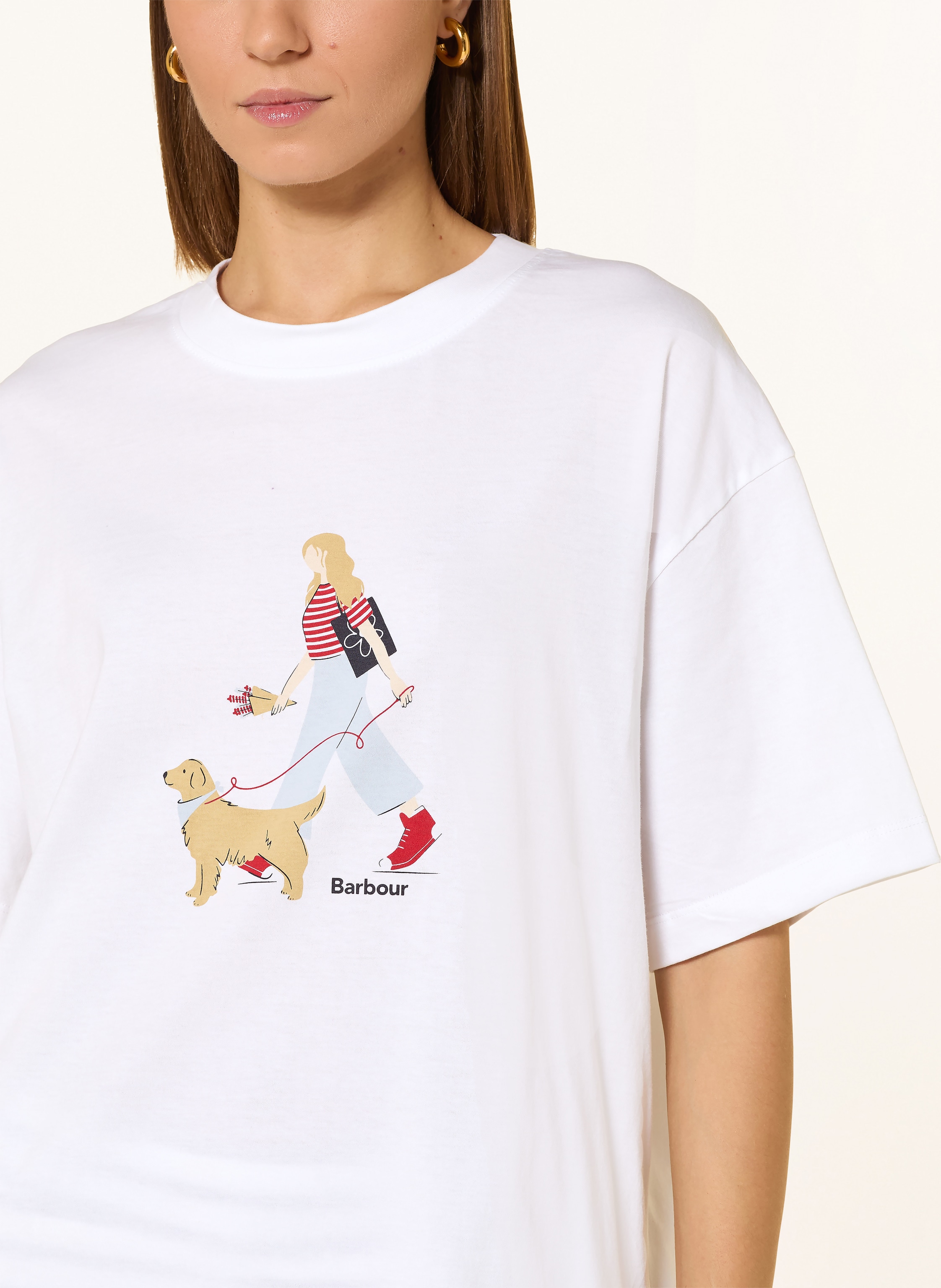 Thumbnail - Barbour T-Shirt Derwent weiss