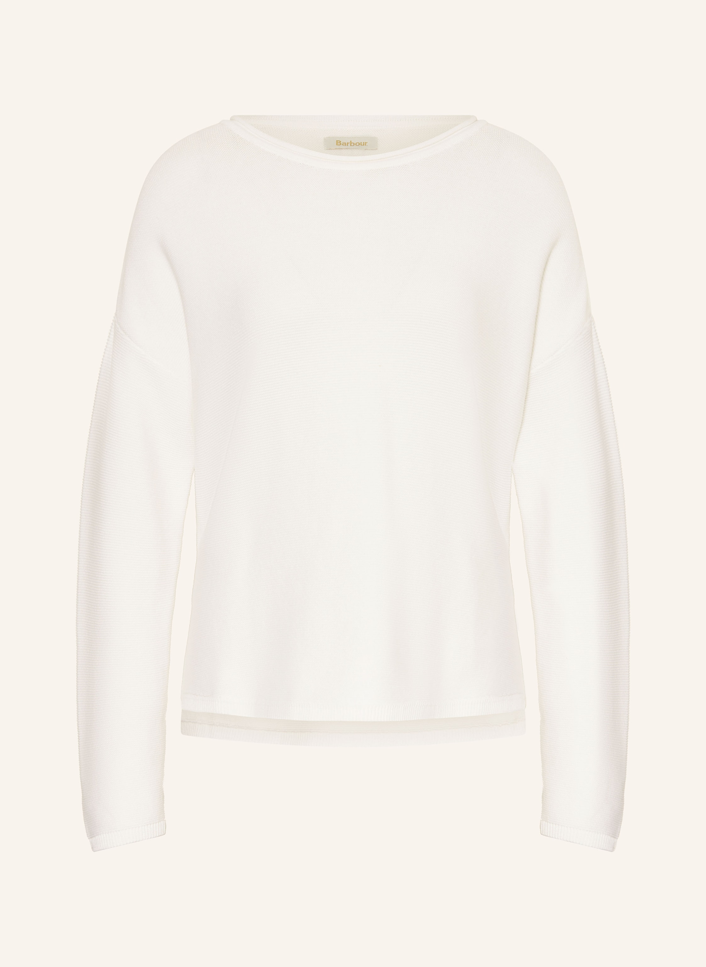 Barbour Pullover Marine weiss