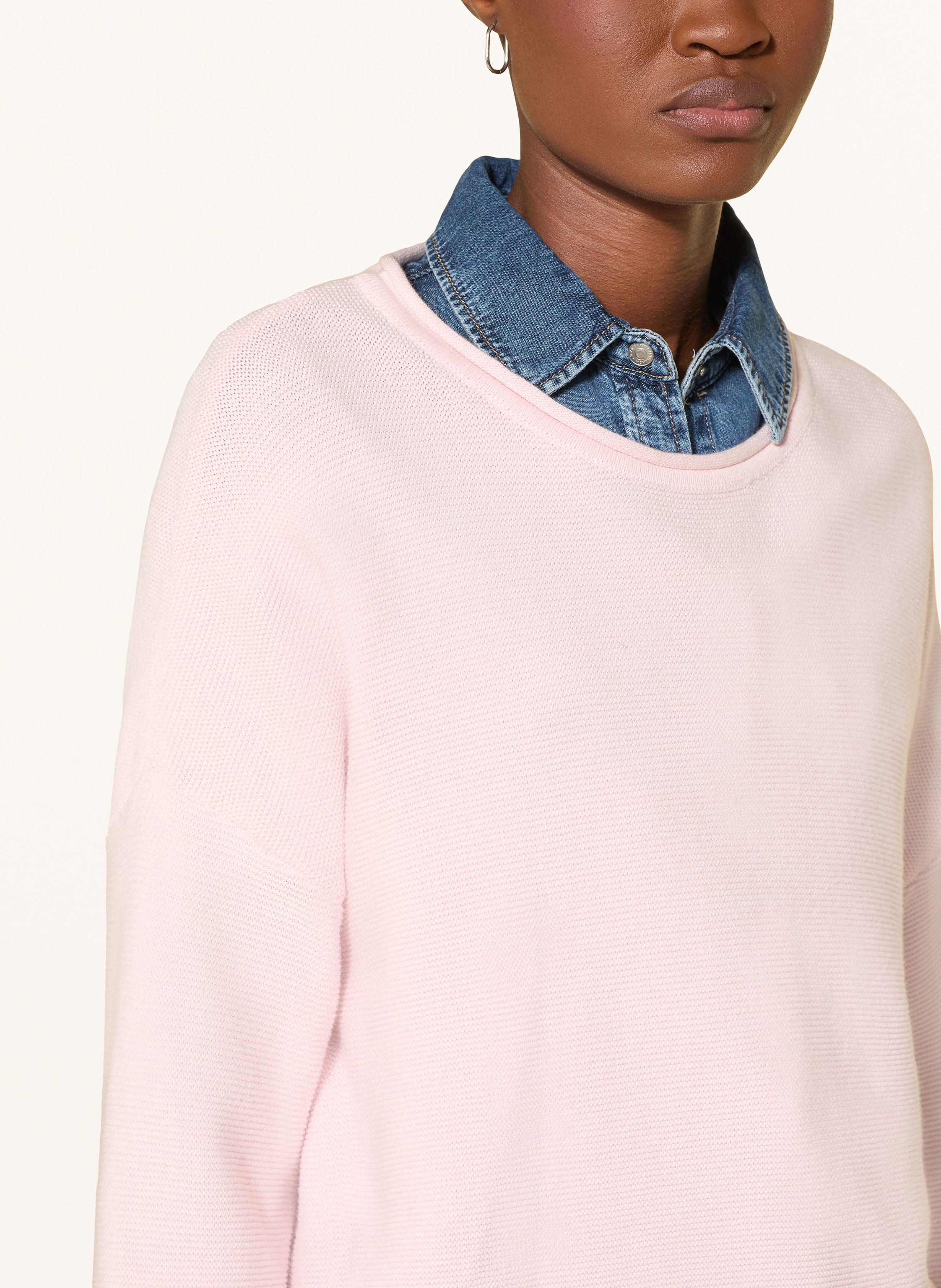 Thumbnail - Barbour Pullover Marine rosa
