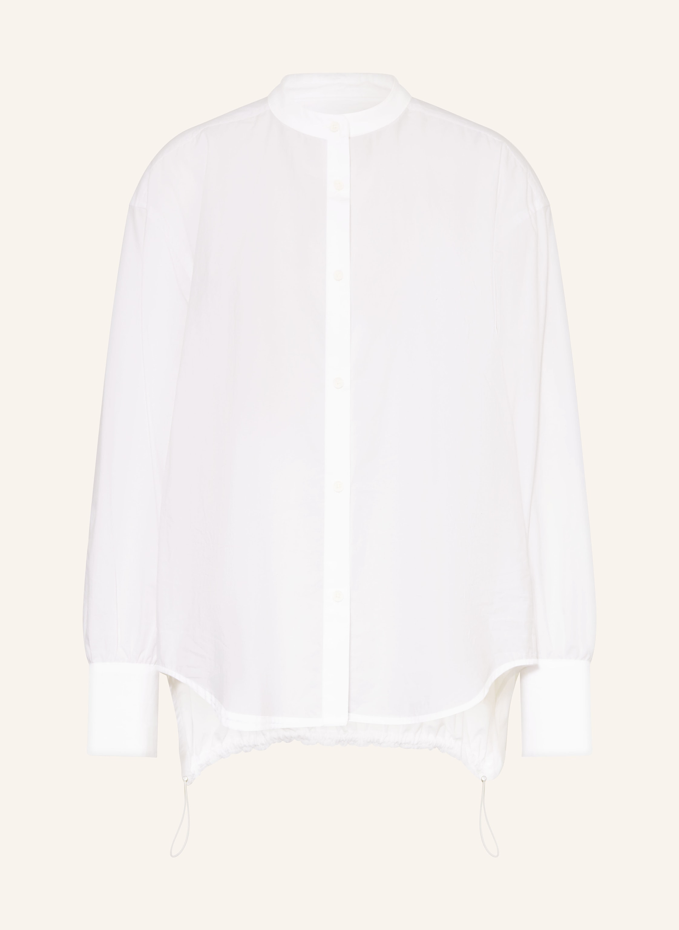 Barbour Oversized-Bluse Dalbury weiss