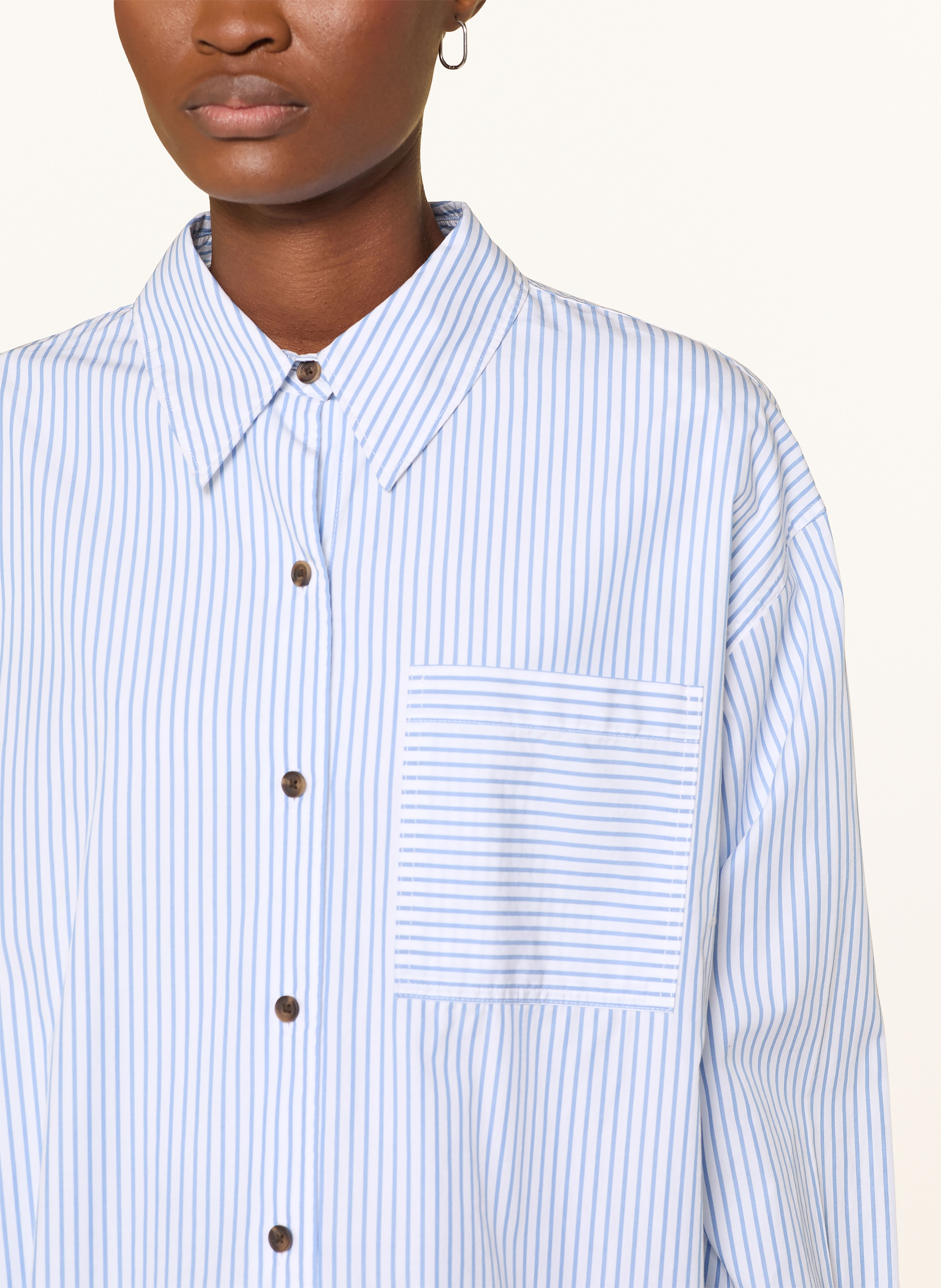 Thumbnail - Barbour Hemdbluse Polly blau