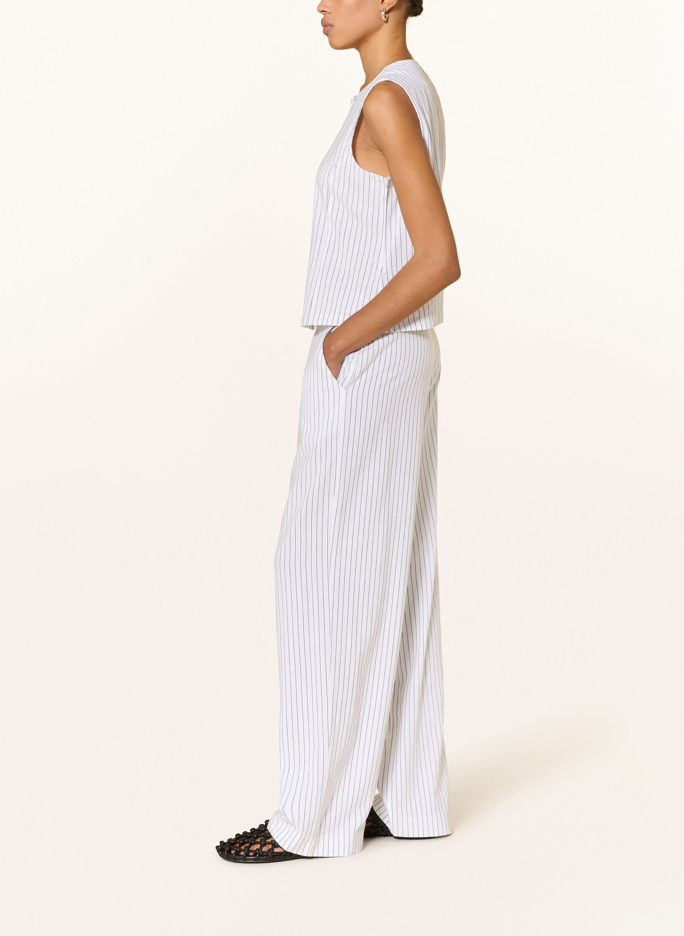 Thumbnail - Barbour Marlenehose Sloane weiss