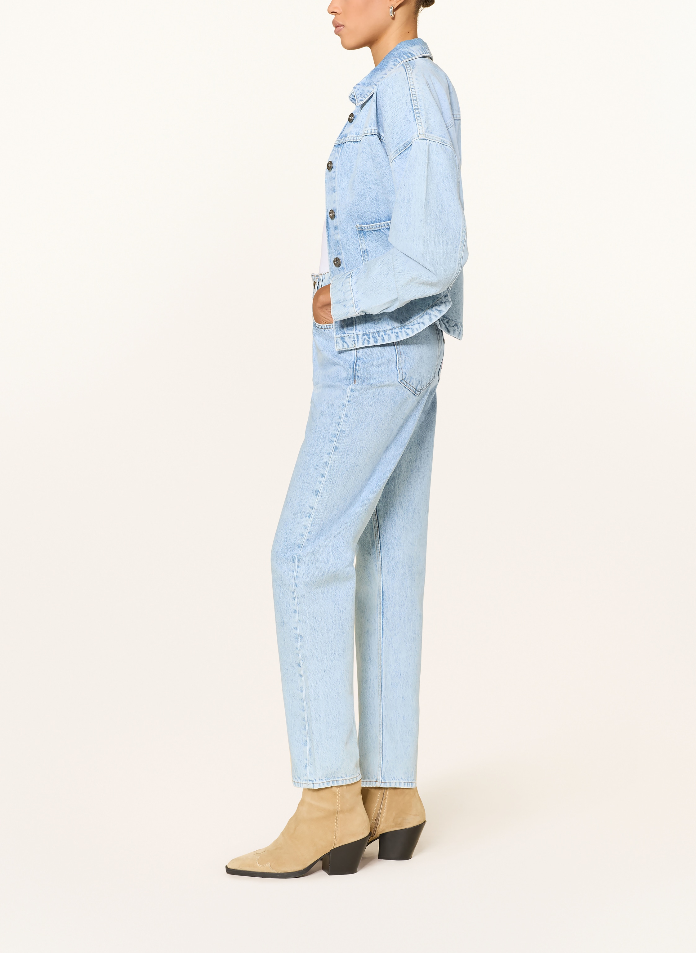 Thumbnail - Ichi Straight Jeans Ihbauve blau