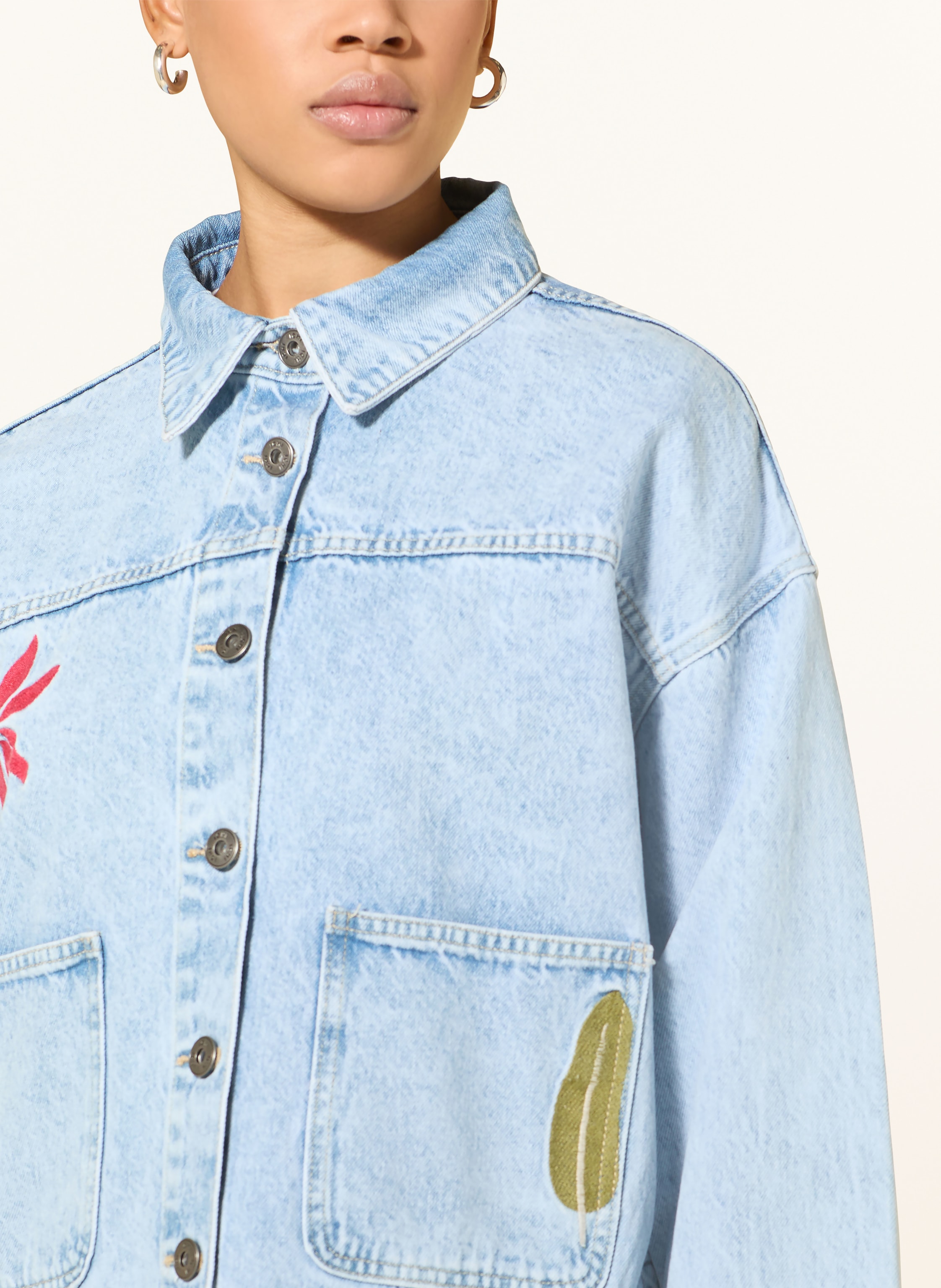 Thumbnail - Ichi Jeansjacke Ihbauve blau