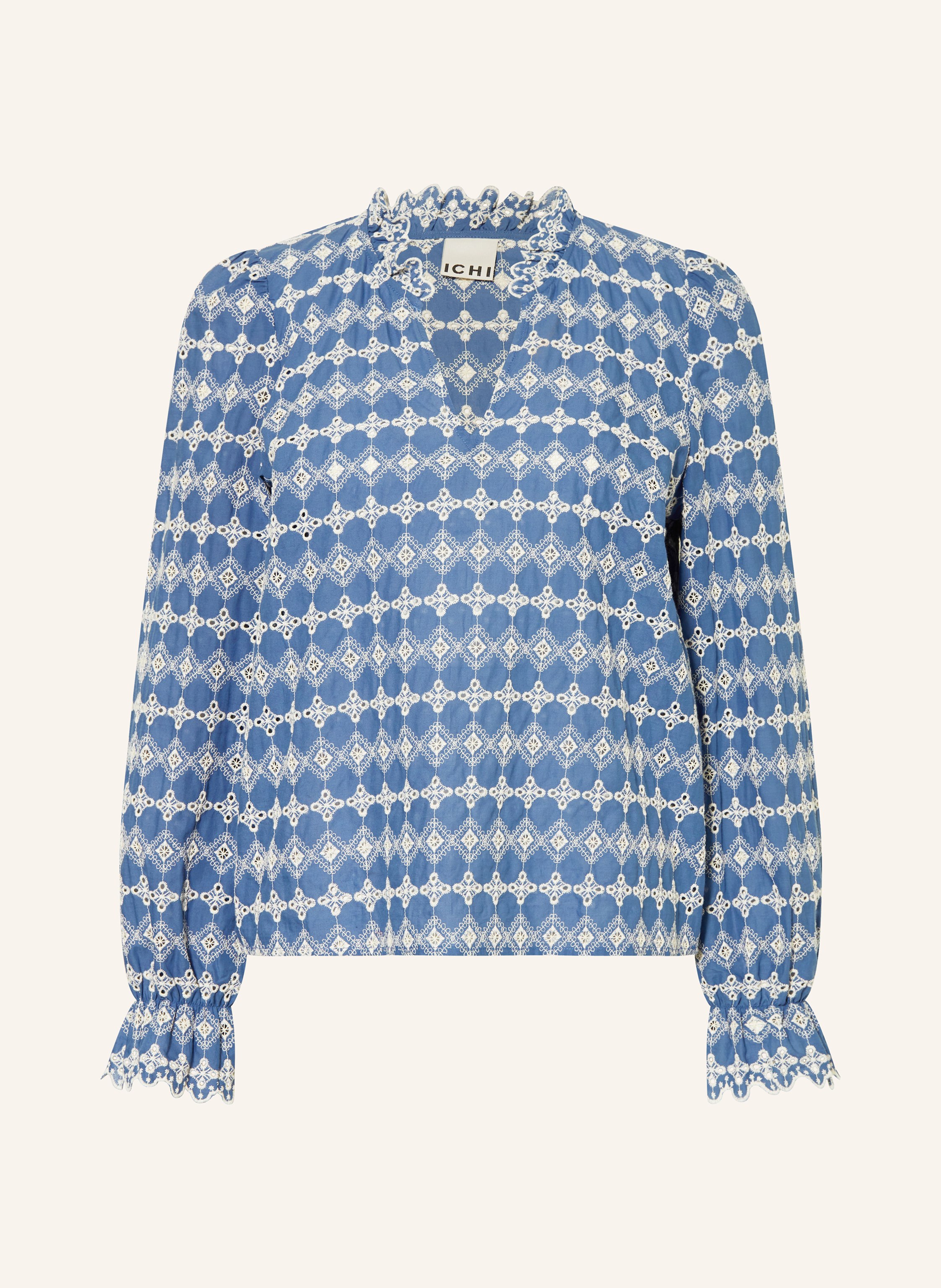 Ichi Blusenshirt Ihfulia blau