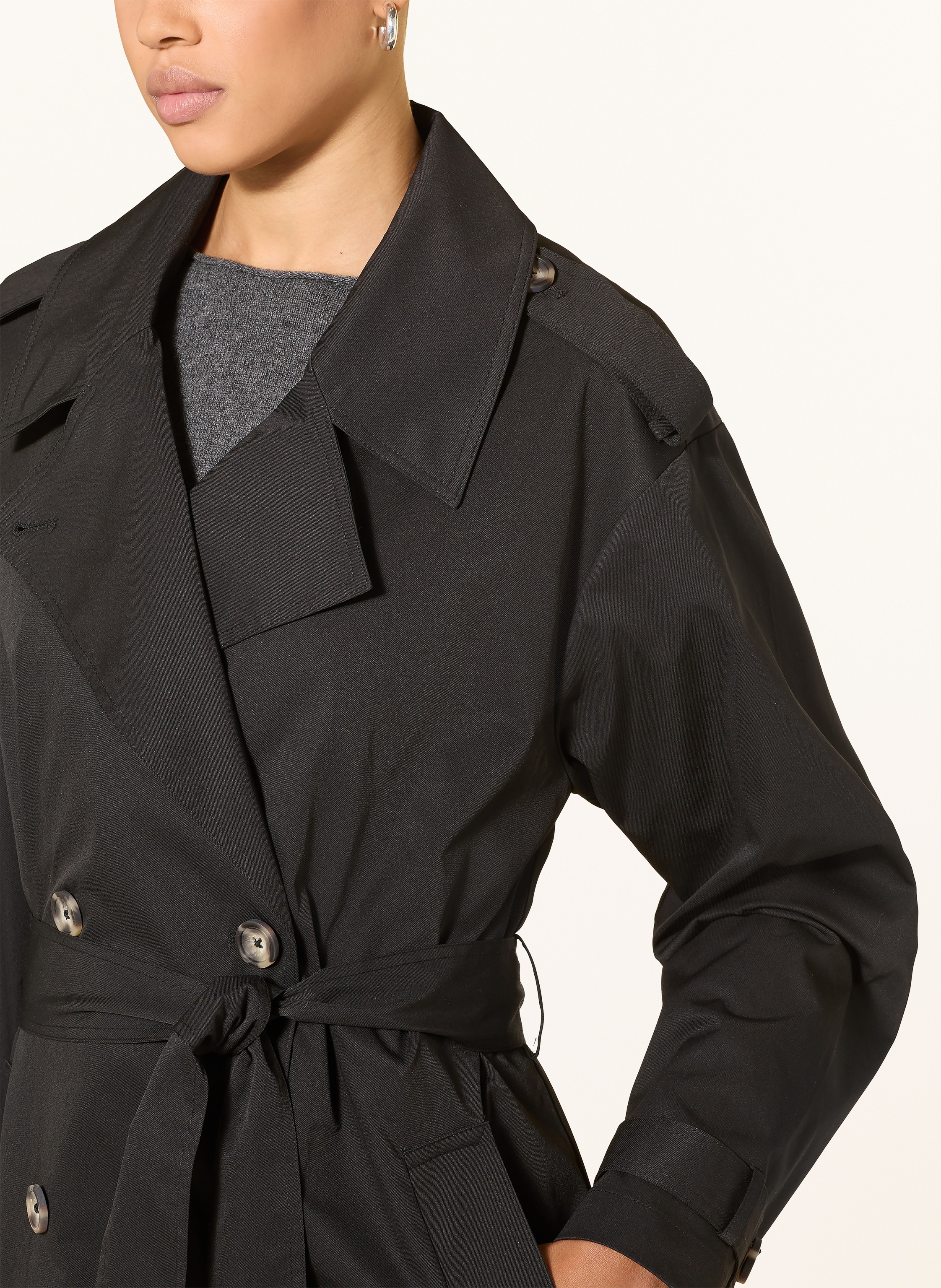 Thumbnail - Ichi Trenchcoat Ihgilana schwarz