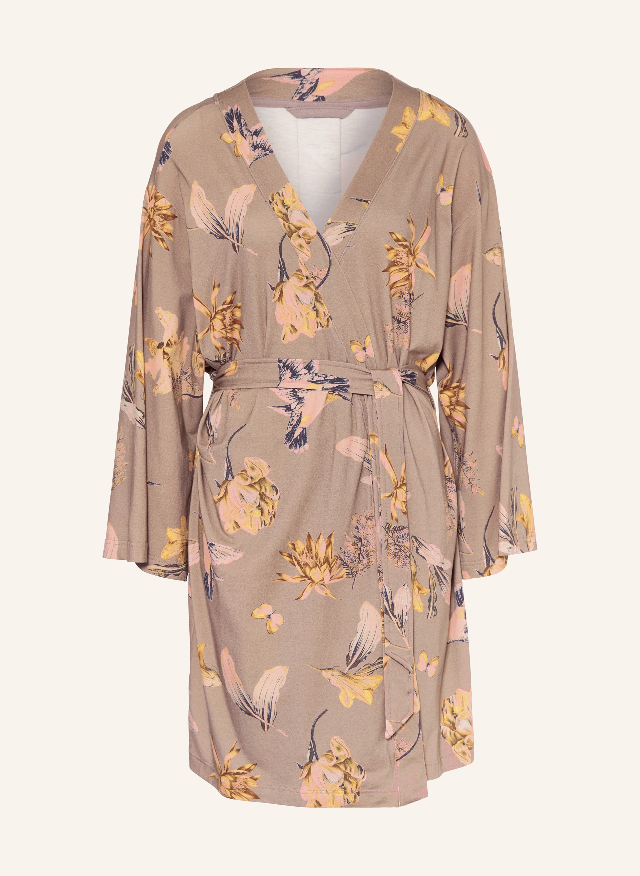 Short Stories Damen-Morgenmantel beige