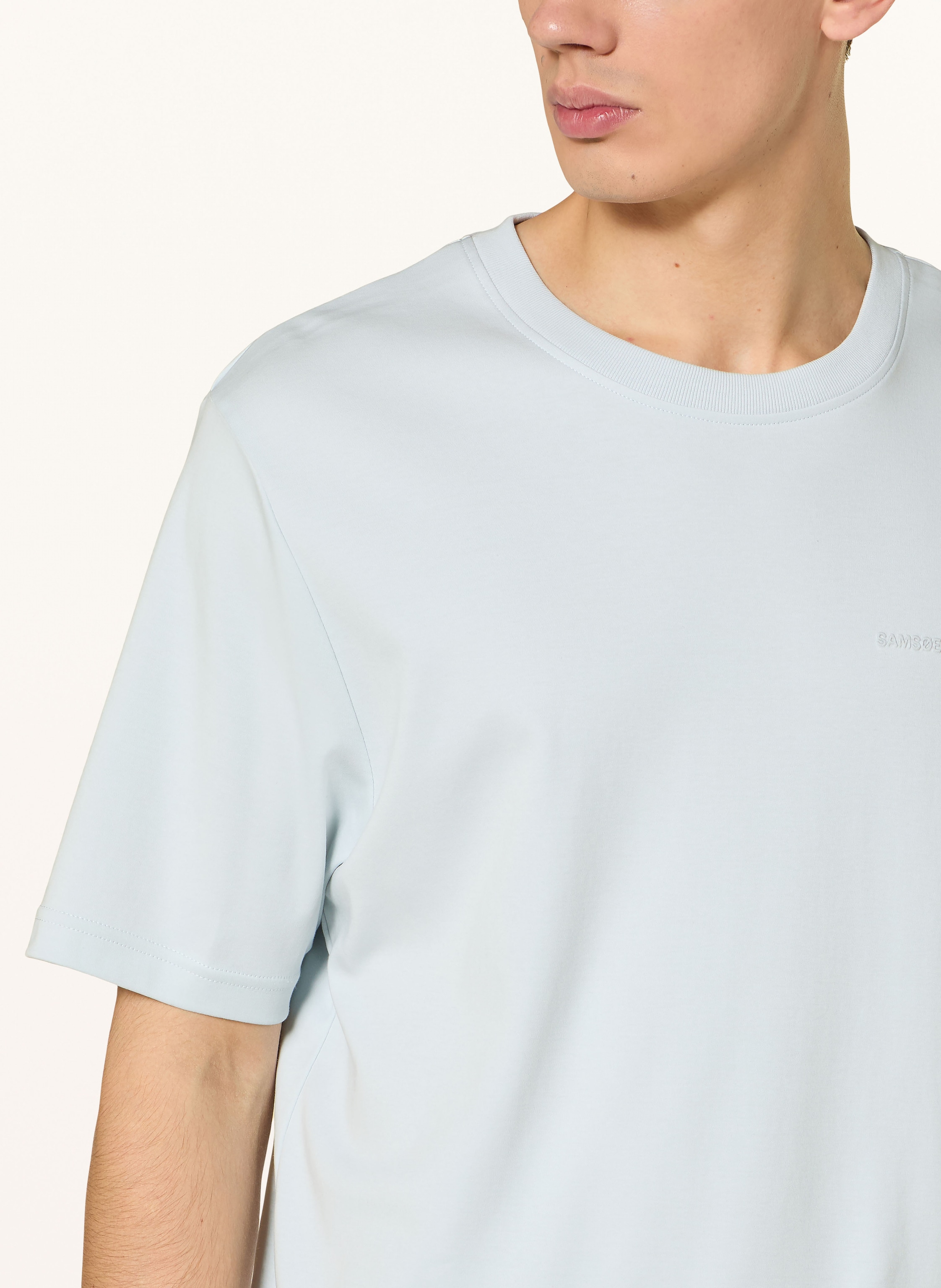 Thumbnail - Samsøe Samsøe T-Shirt Sajesper blau