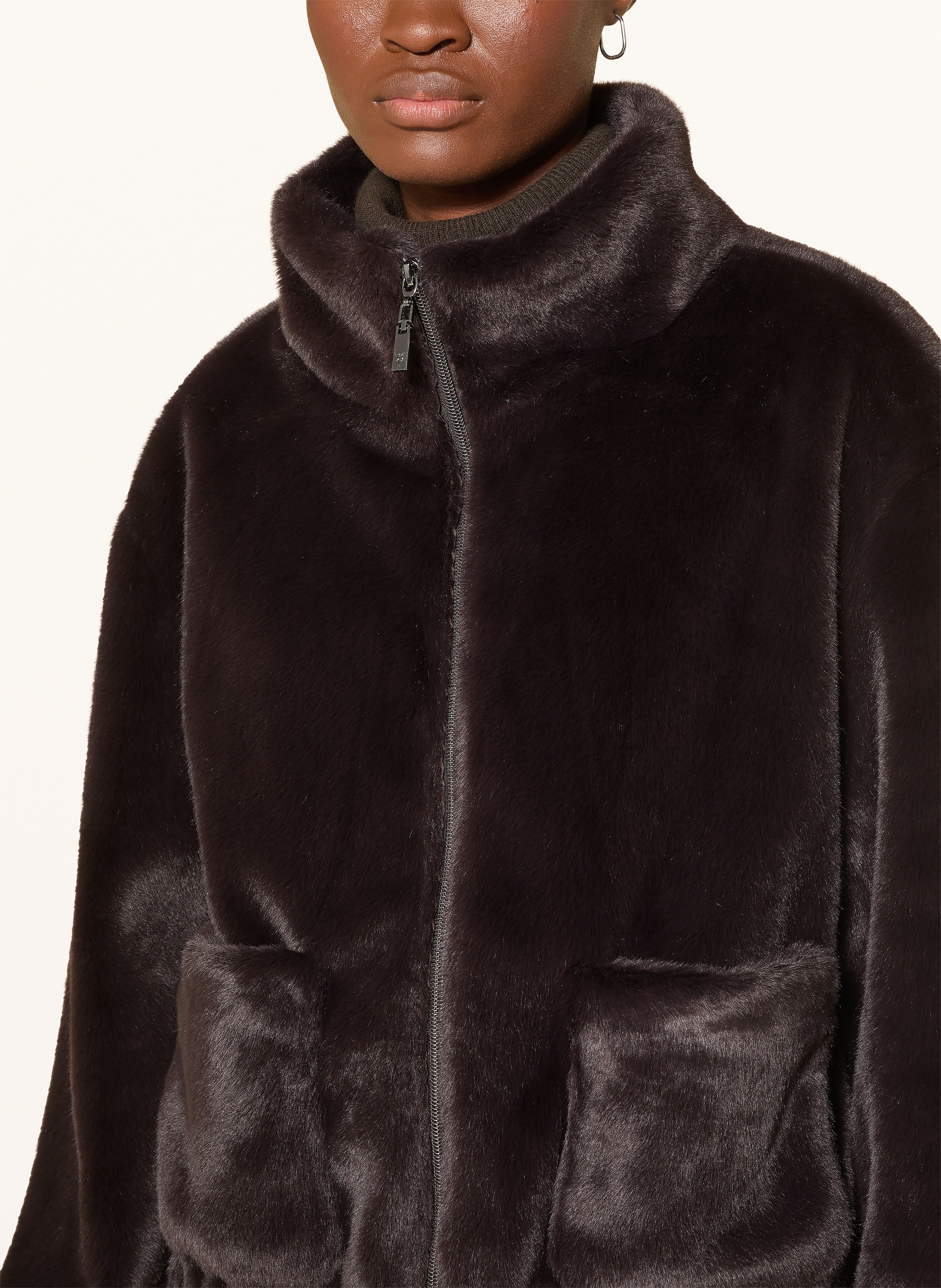 Thumbnail - Monari Kunstfell-Jacke braun