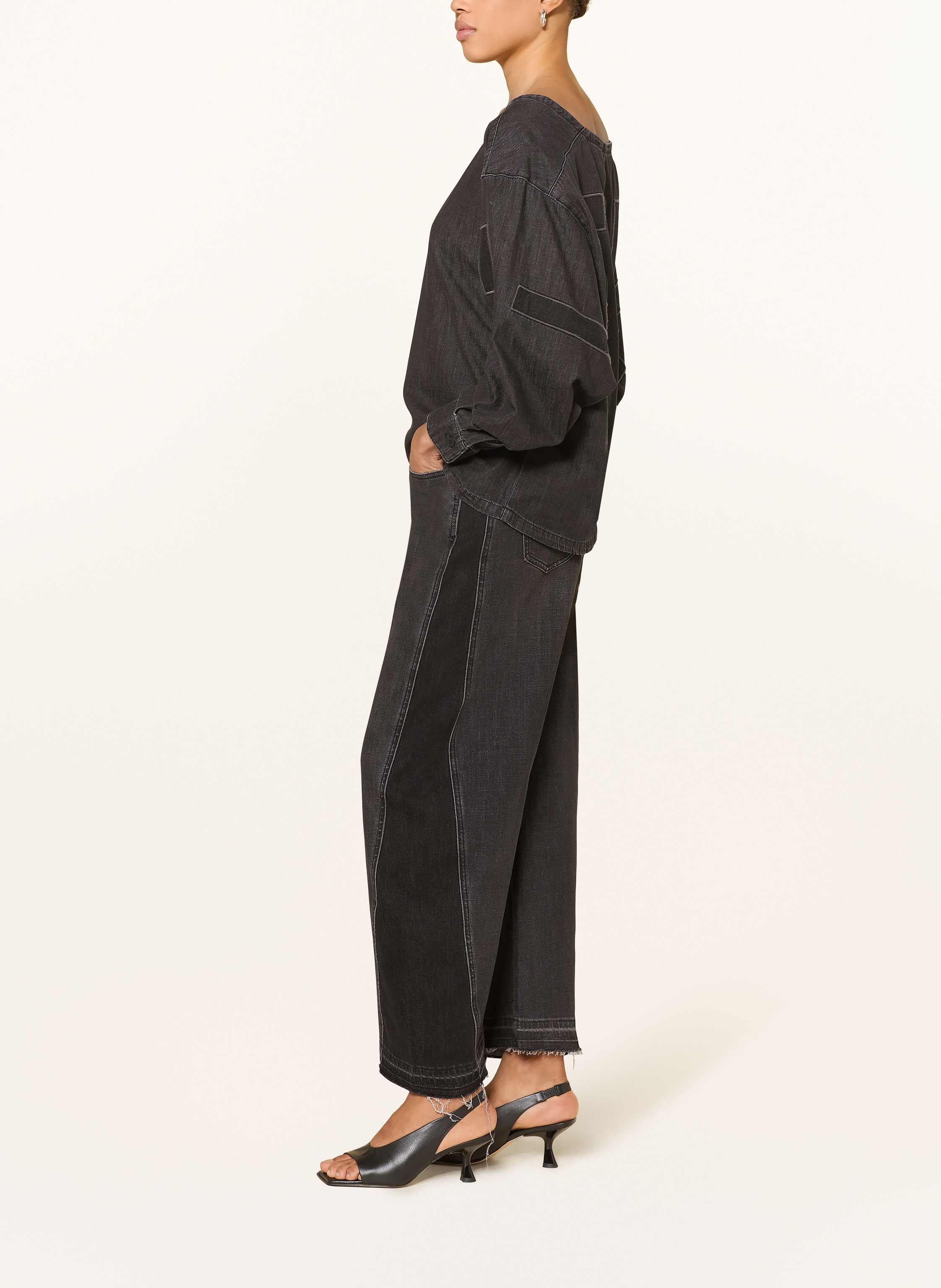 Thumbnail - Elias Rumelis Barrel Jeans Noralie grau