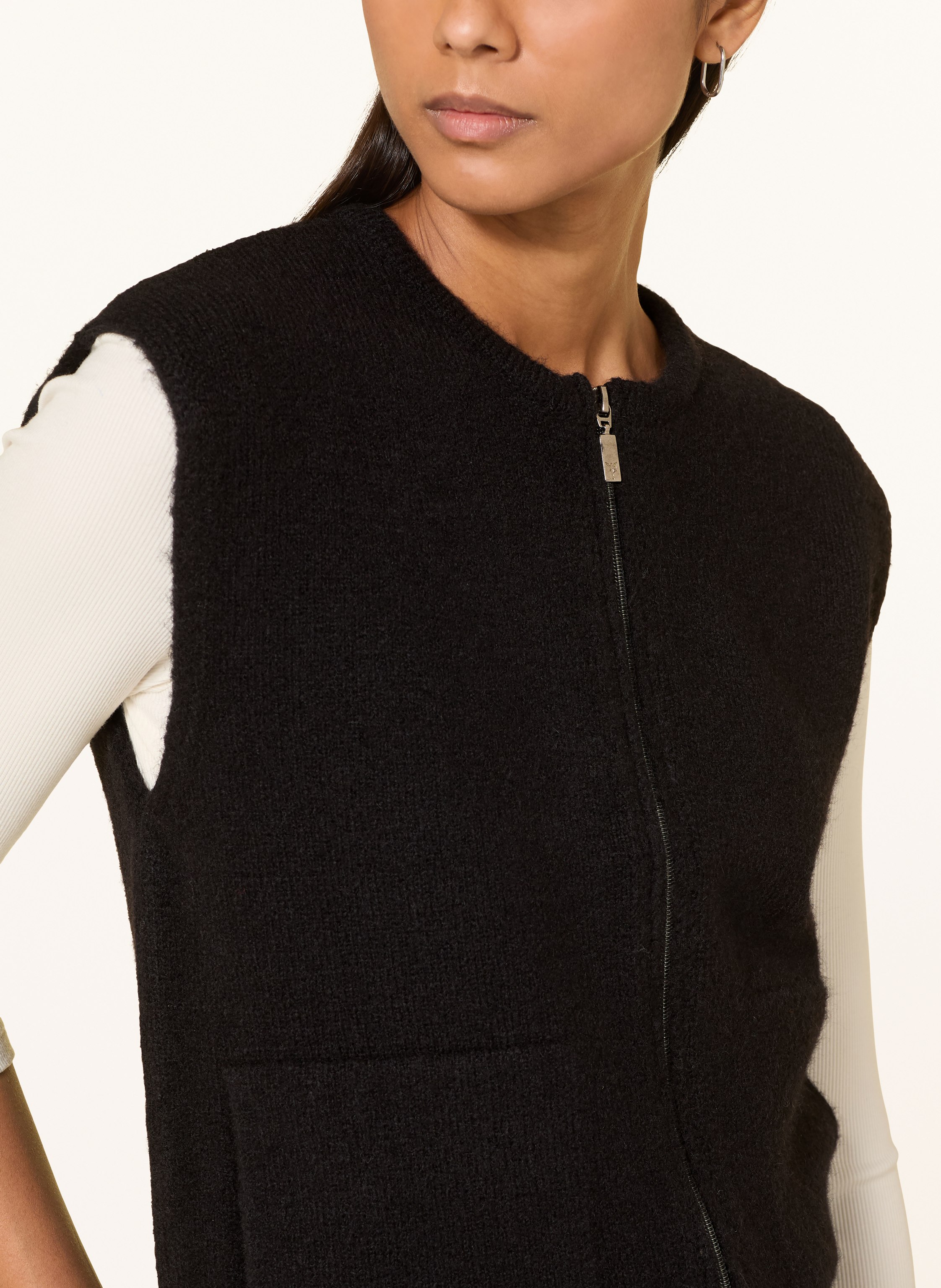 Thumbnail - Monari Strickweste schwarz