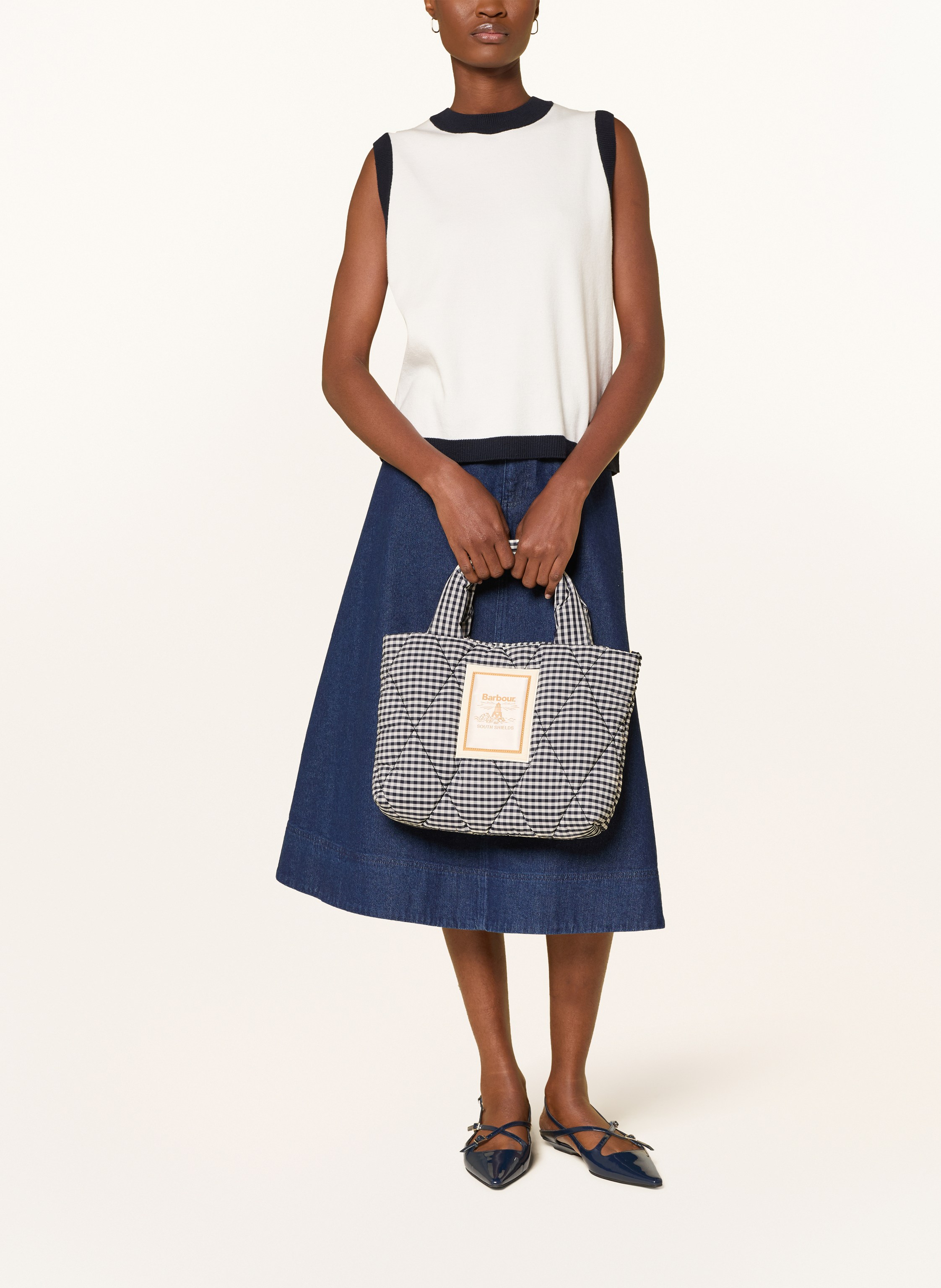 Thumbnail - Barbour Handtasche Riah Mini blau