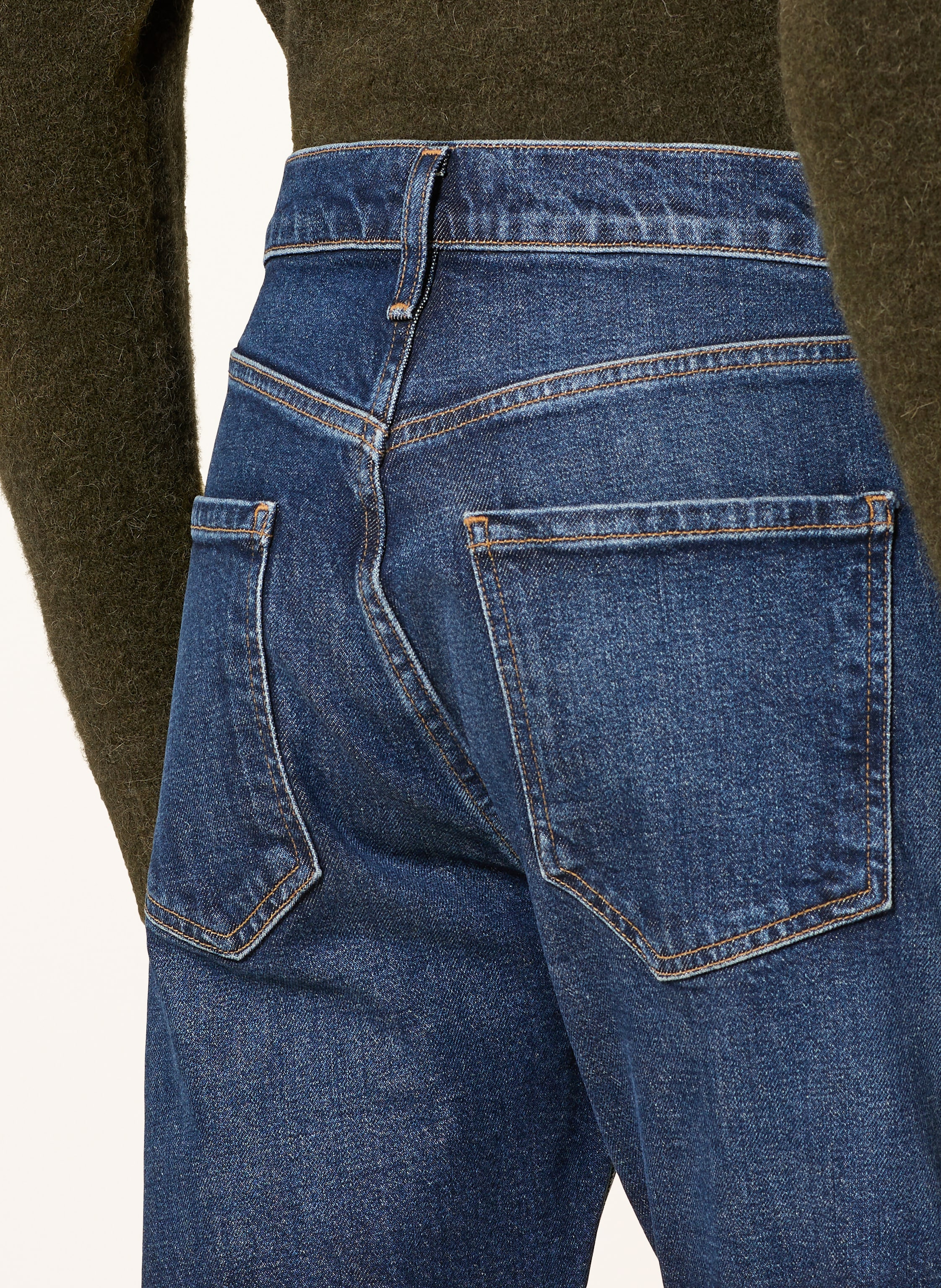 Thumbnail - Agolde Straight Jeans Riley blau