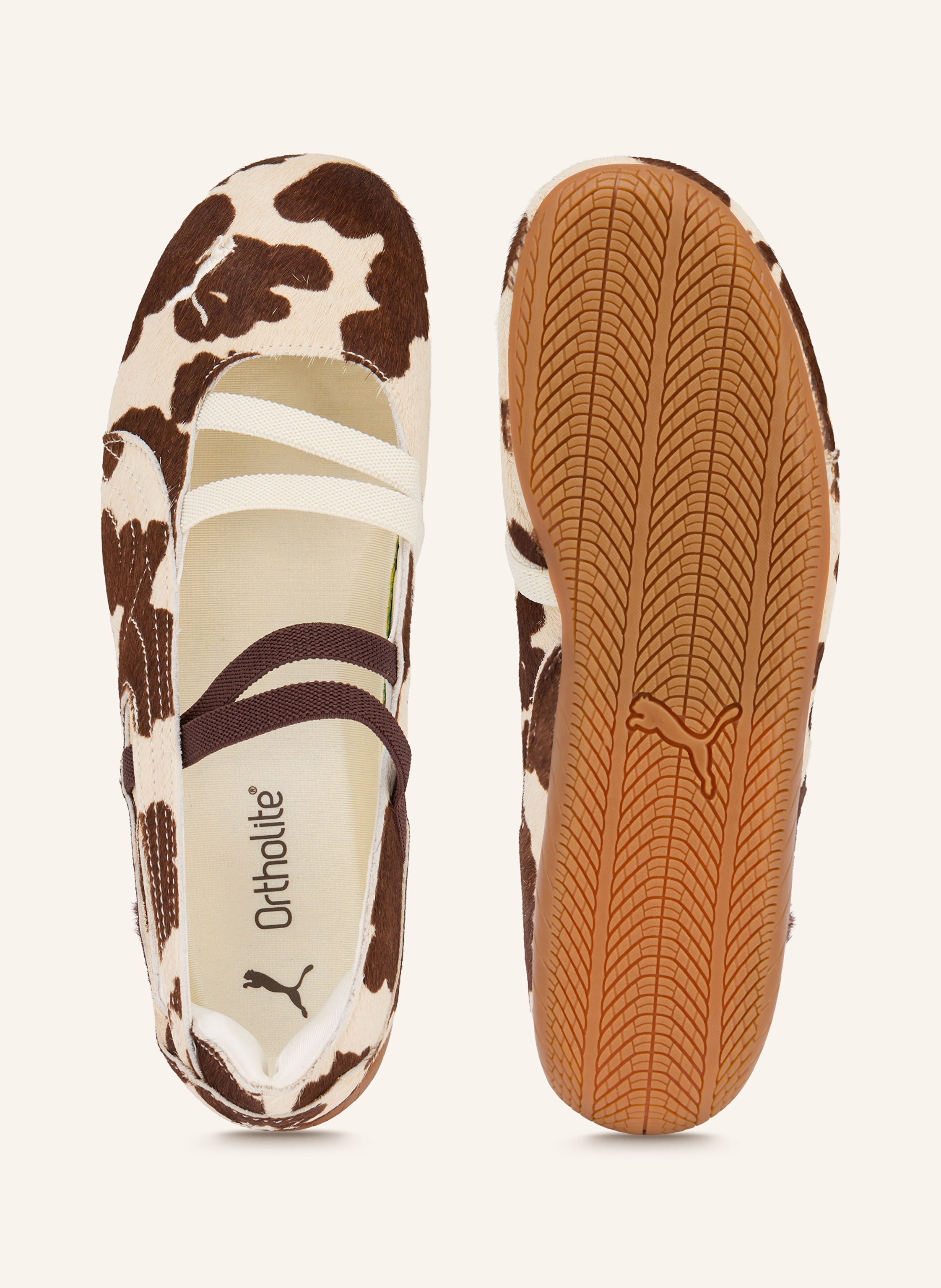 Thumbnail - Puma Ballerinas Speedcat braun