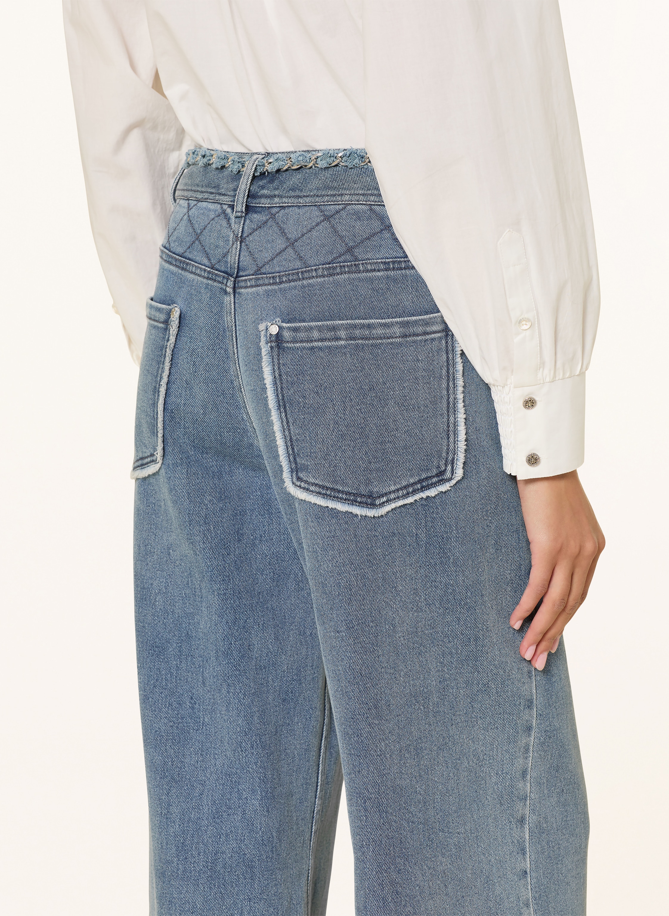 Thumbnail - Ivi Collection Wide Leg Jeans blau