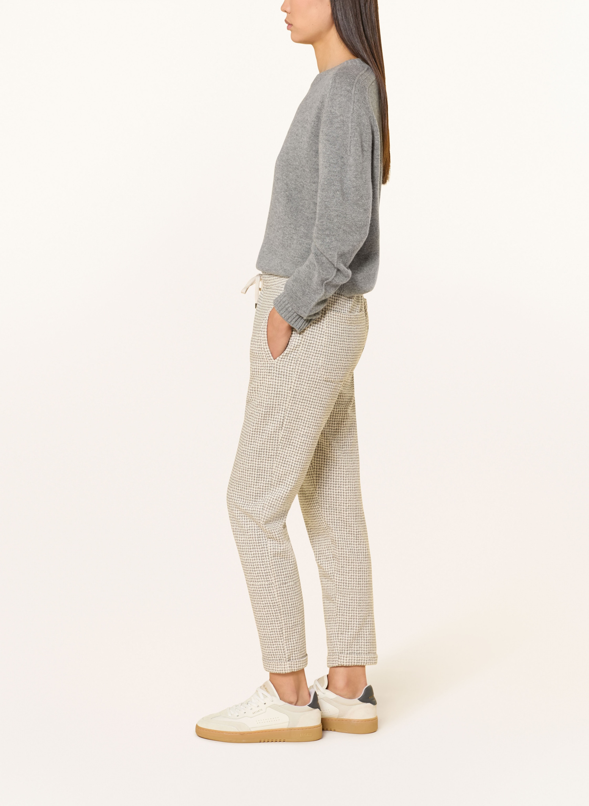 Thumbnail - Juvia Hose Im Jogging-Stil Margie beige