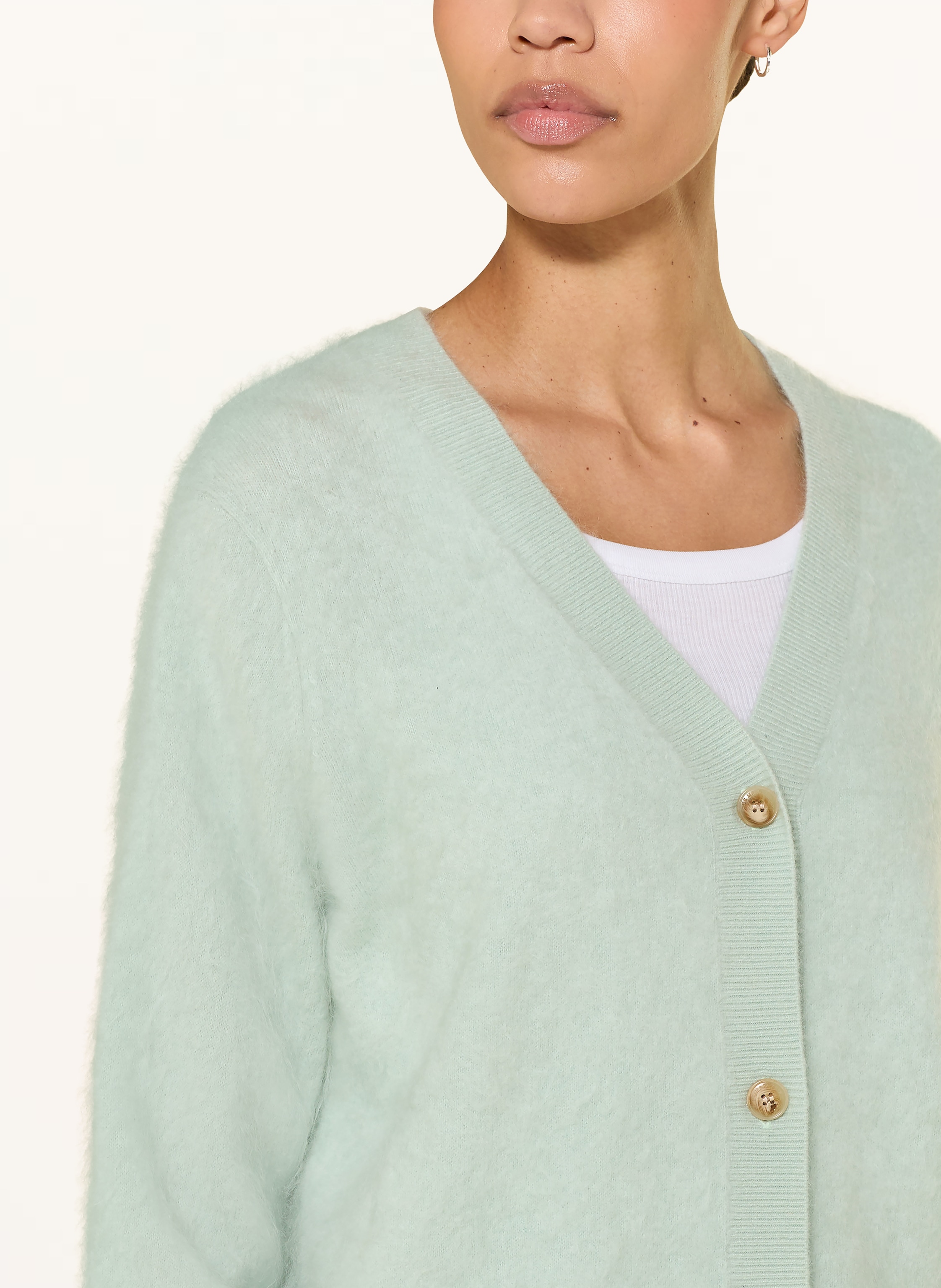 Thumbnail - (The Mercer) N.Y. Strickjacke Aus Cashmere gruen