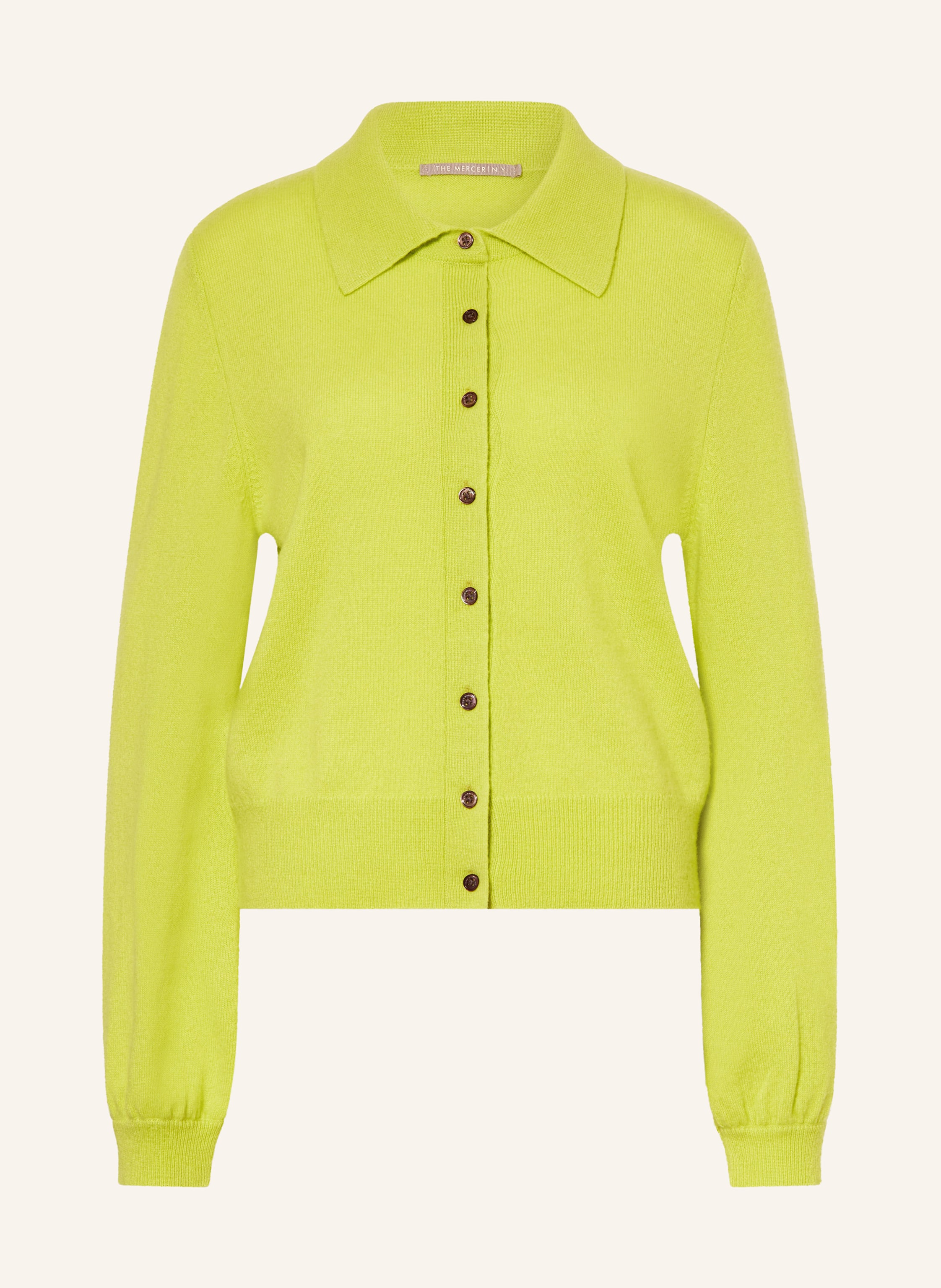 (The Mercer) N.Y. Strickjacke Aus Cashmere gruen