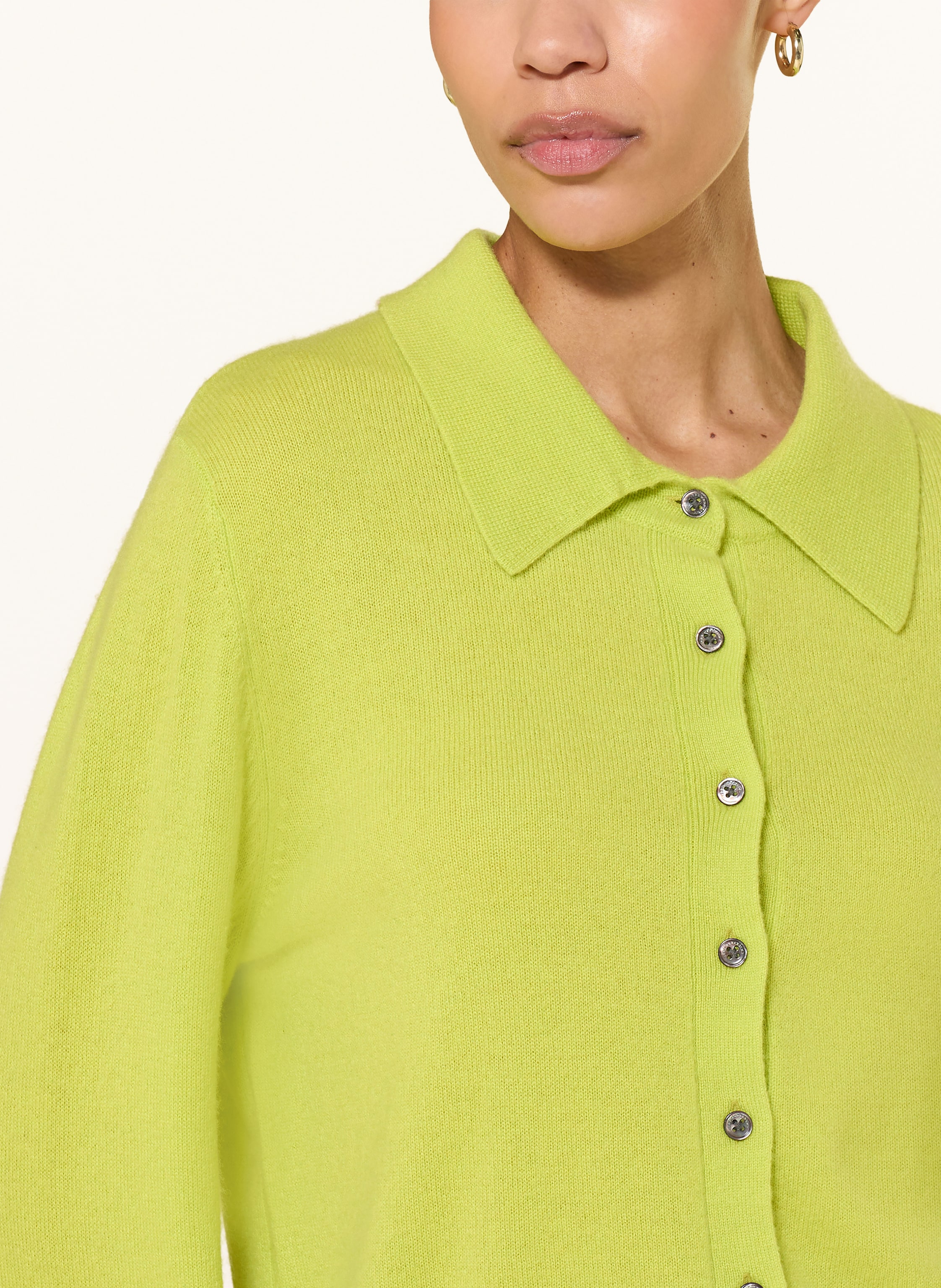 Thumbnail - (The Mercer) N.Y. Strickjacke Aus Cashmere gruen