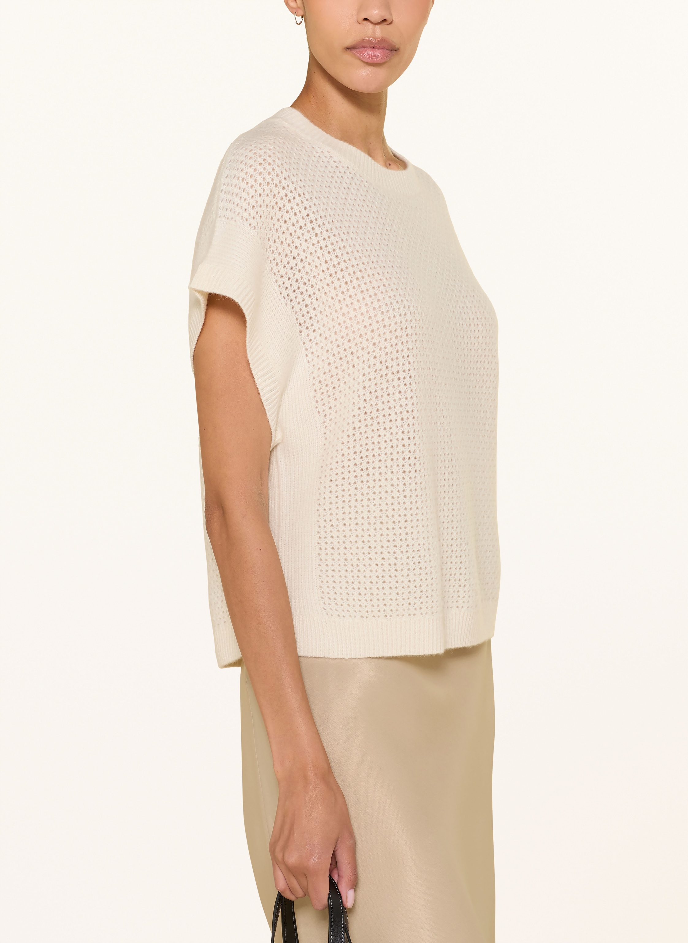 Thumbnail - (The Mercer) N.Y. Strickshirt Aus Cashmere weiss