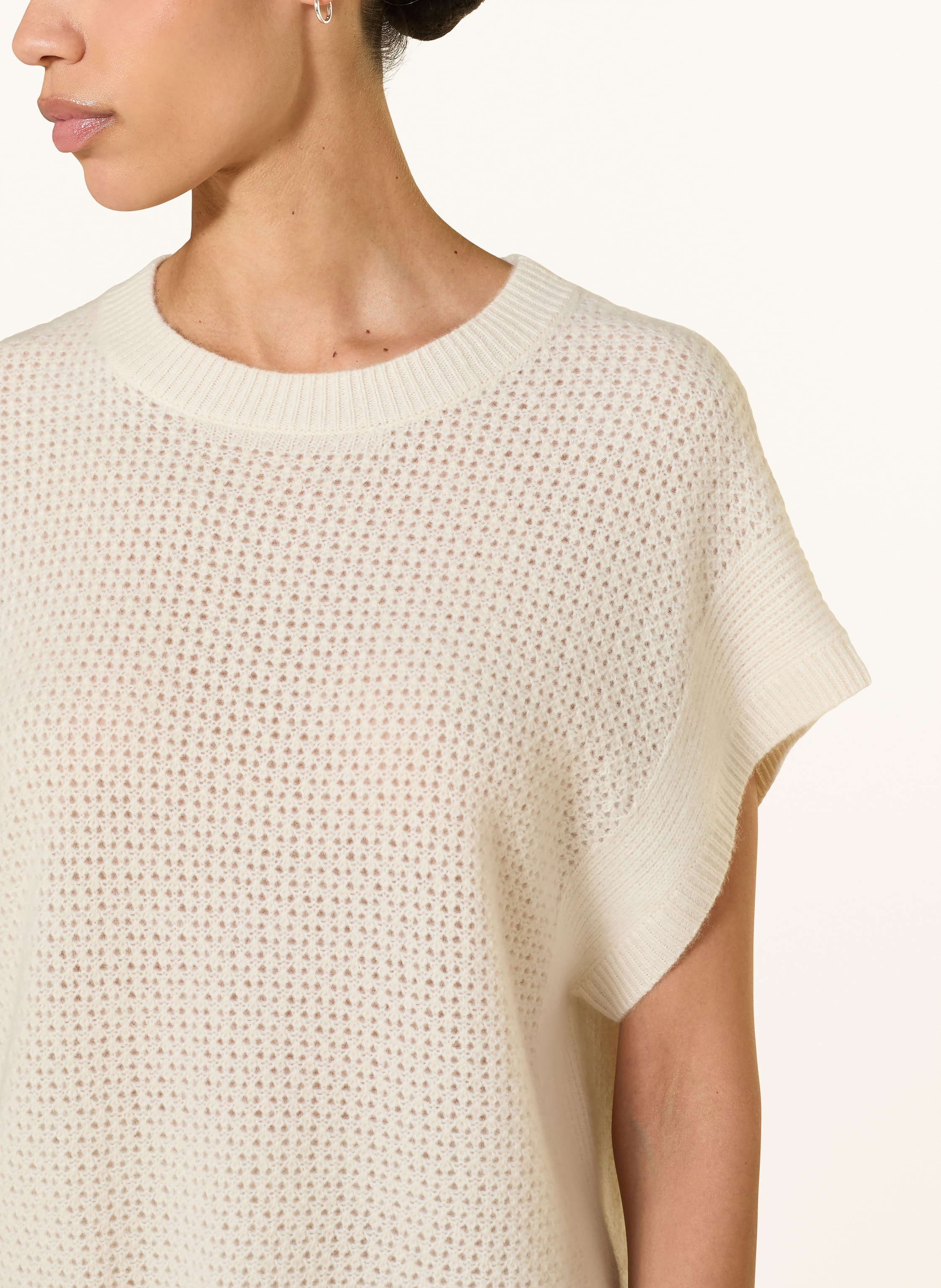 Thumbnail - (The Mercer) N.Y. Strickshirt Aus Cashmere weiss