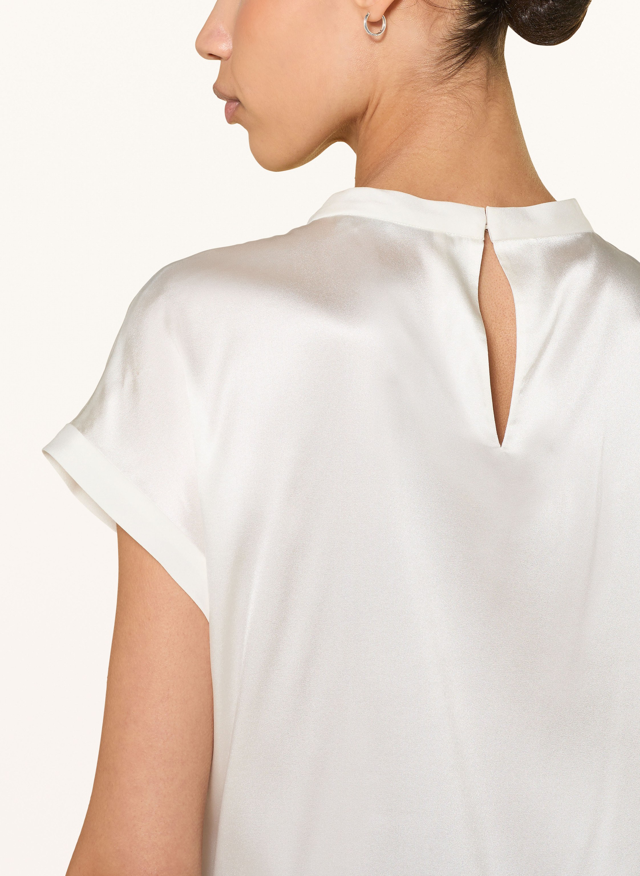 Thumbnail - (The Mercer) N.Y. Blusenshirt Aus Seide weiss