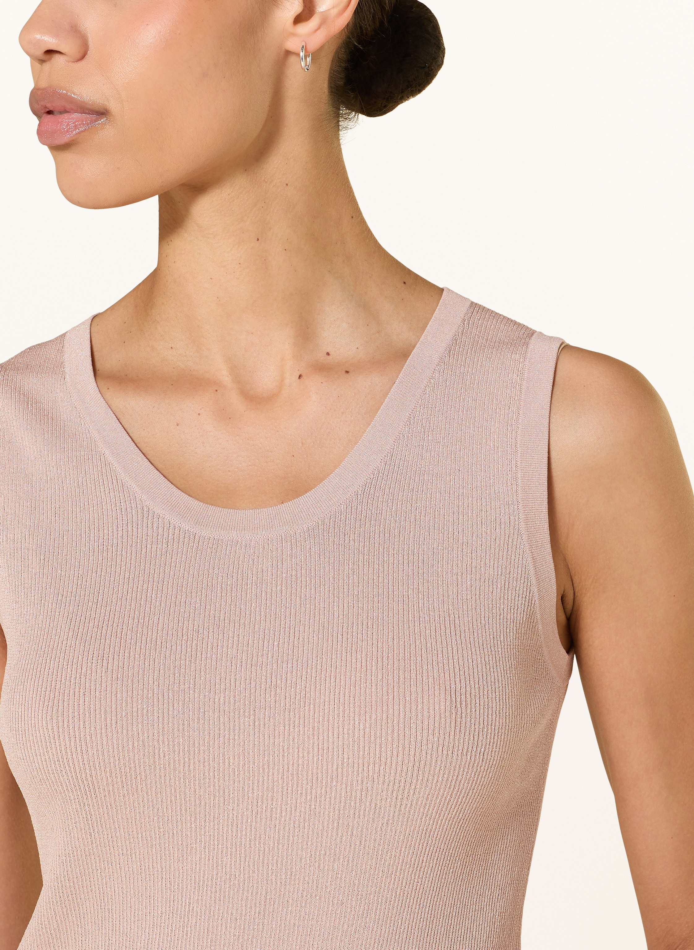 Thumbnail - (The Mercer) N.Y. Stricktop Mit Glitzergarn rosa