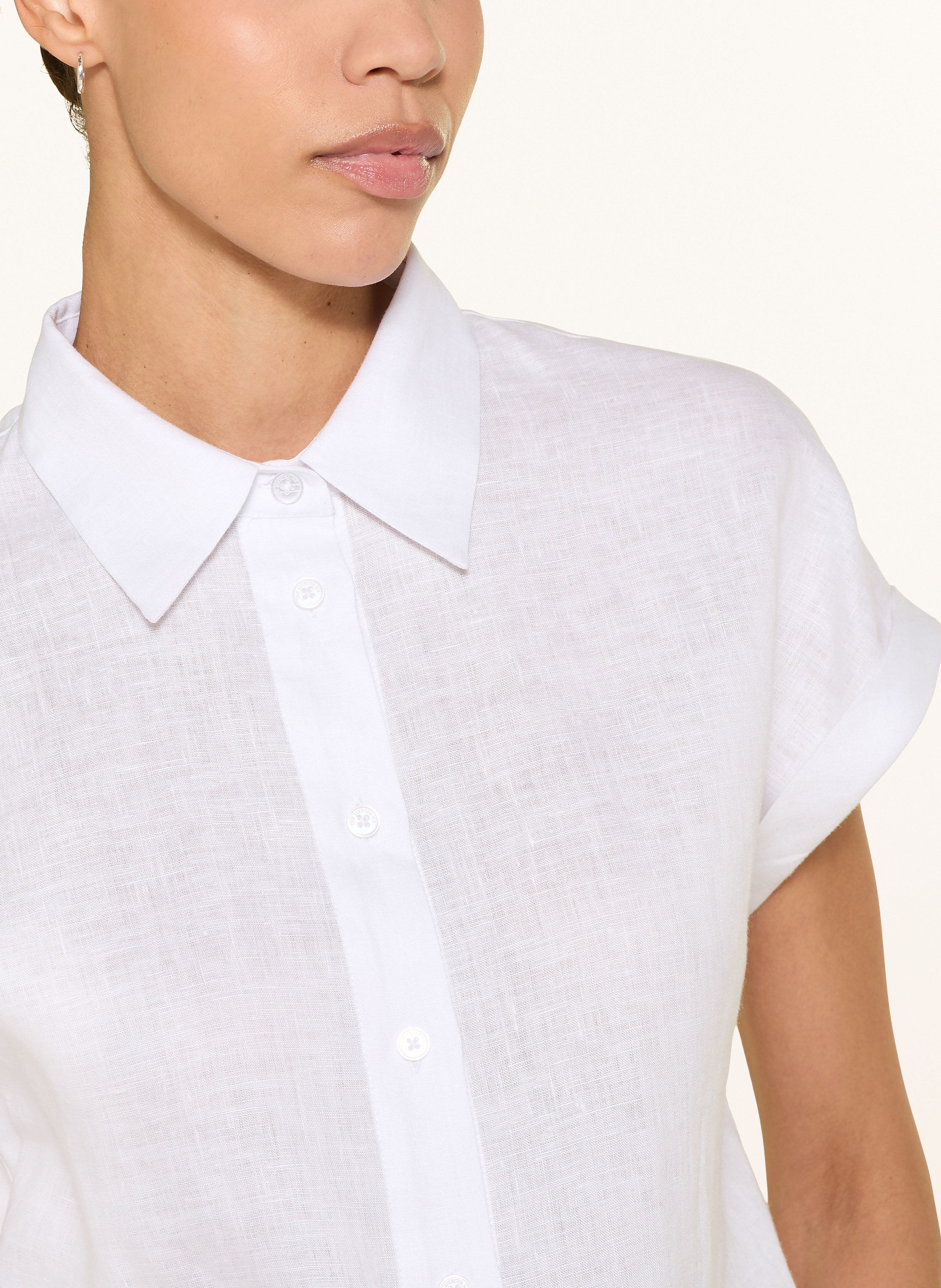 Thumbnail - (The Mercer) N.Y. Hemdbluse Aus Leinen weiss