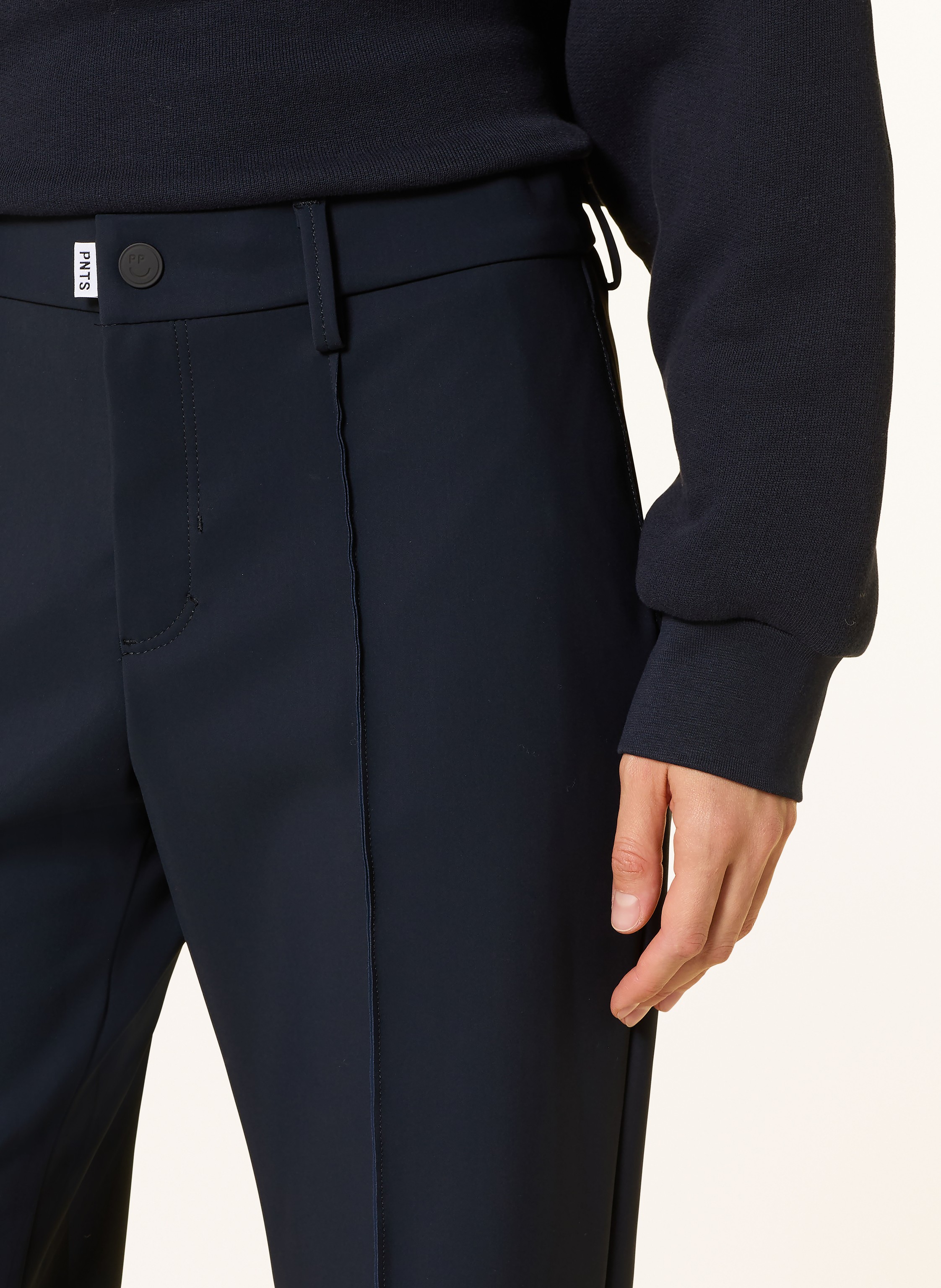 Thumbnail - Pnts Marlenehose The Baggy Pleat blau